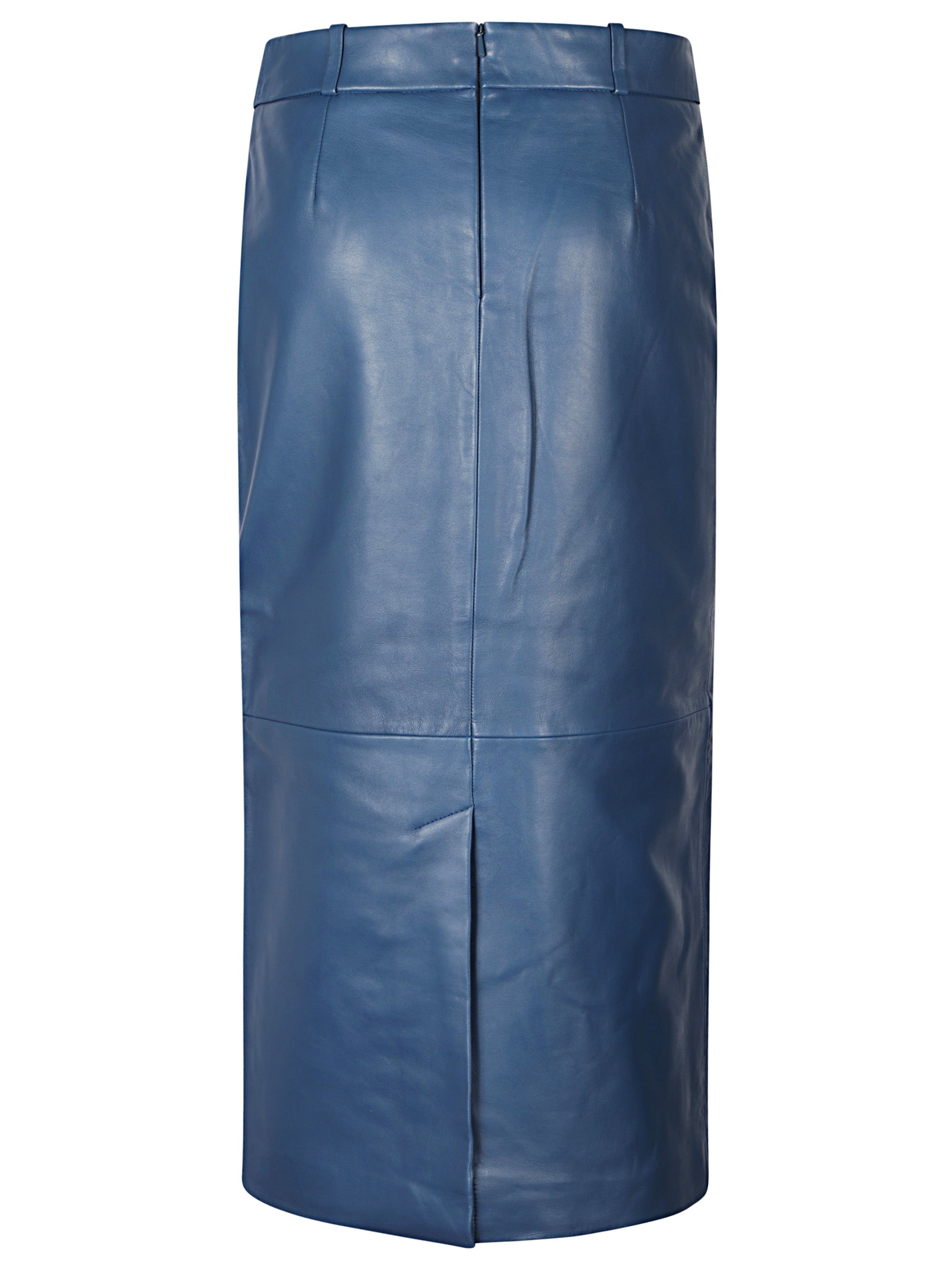 The Frankie Shop Skirts Blue Lamb Leather