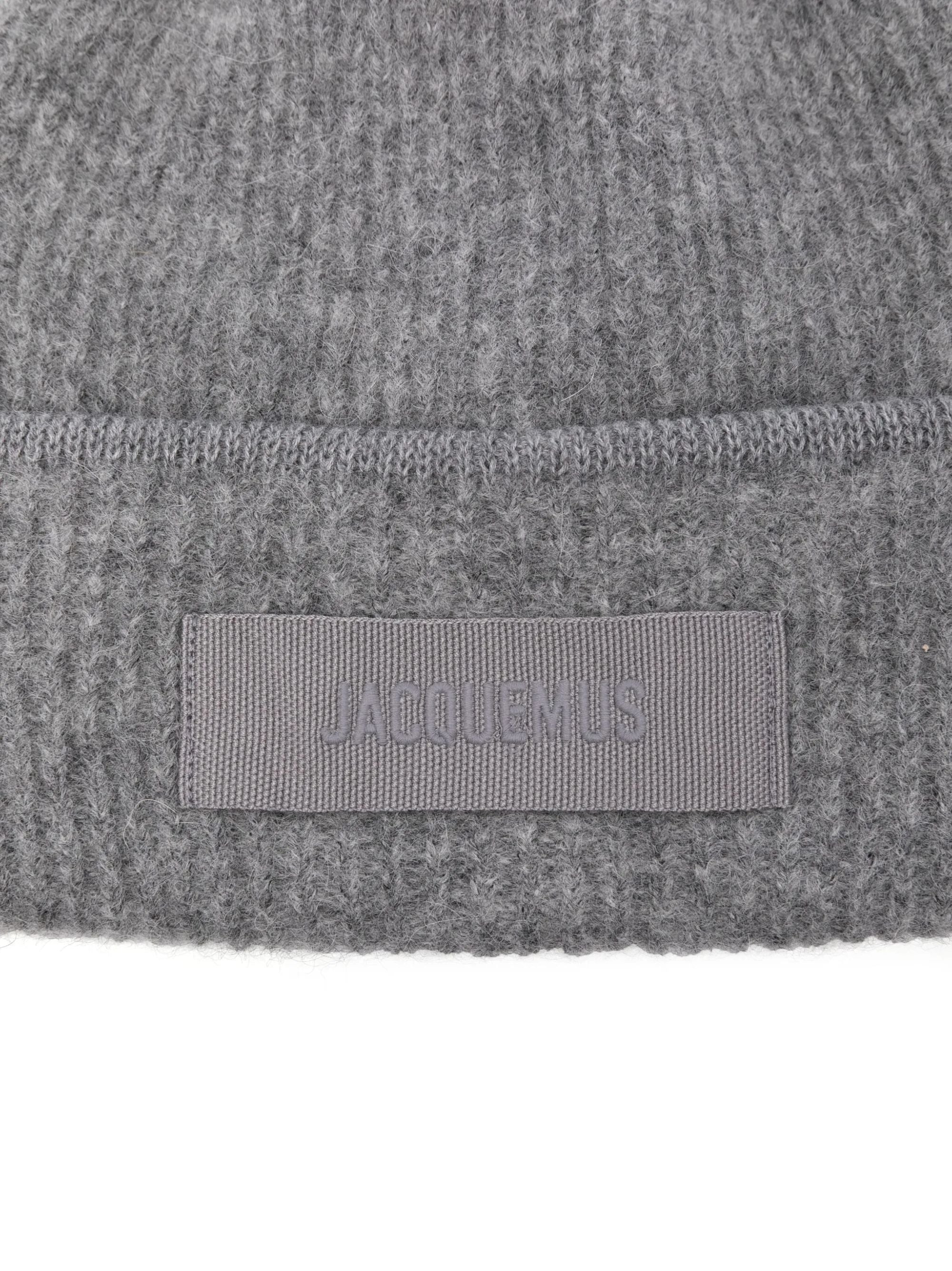 Jacquemus Hats Grey Alpaca Wool Polyamide