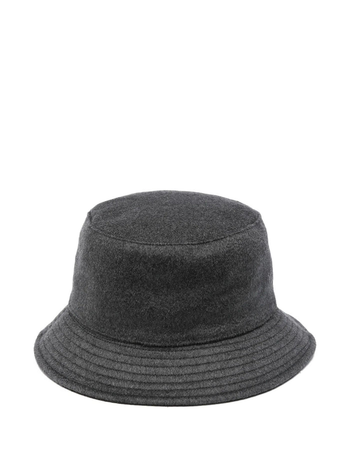 JACQUEMUS Hats Grey Wool Virgin