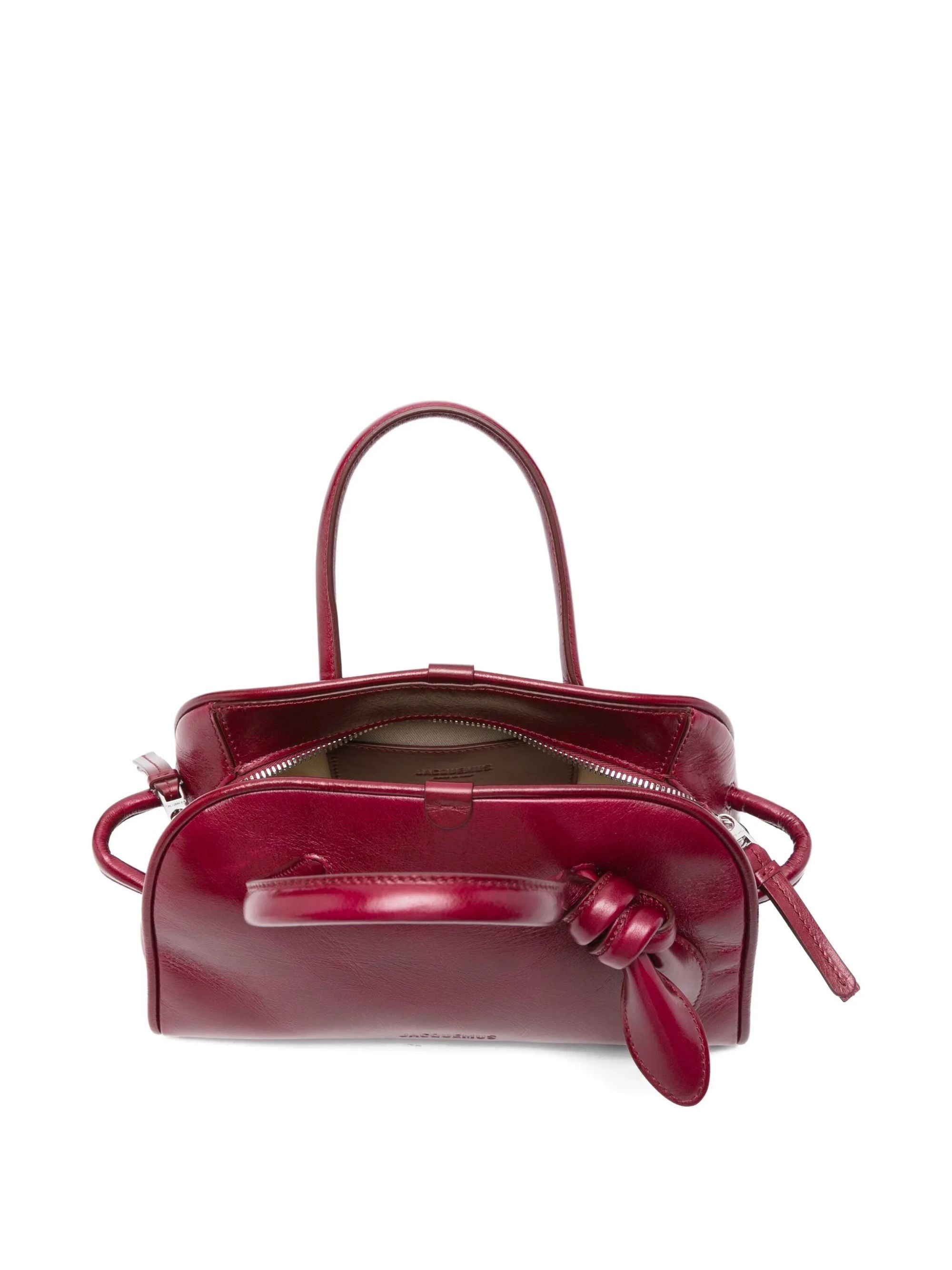 Jacquemus Bags Bordeaux Cow Leather