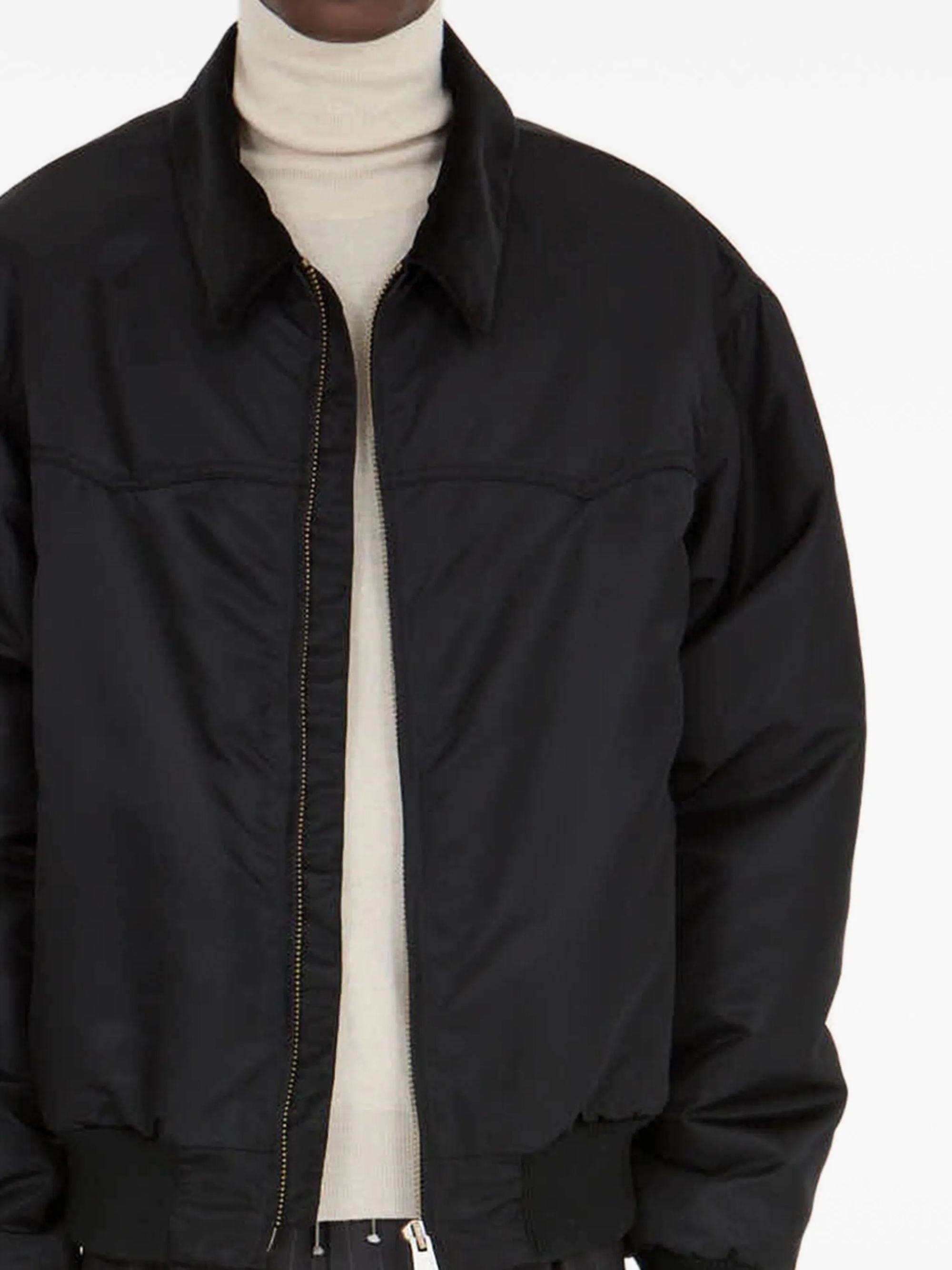 Maison Margiela Coats Nero Polyamide