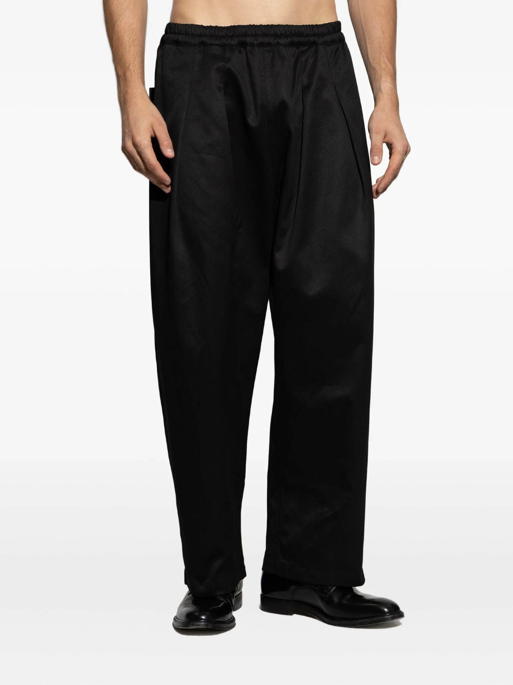Maison Margiela Trousers Nero Cotton
