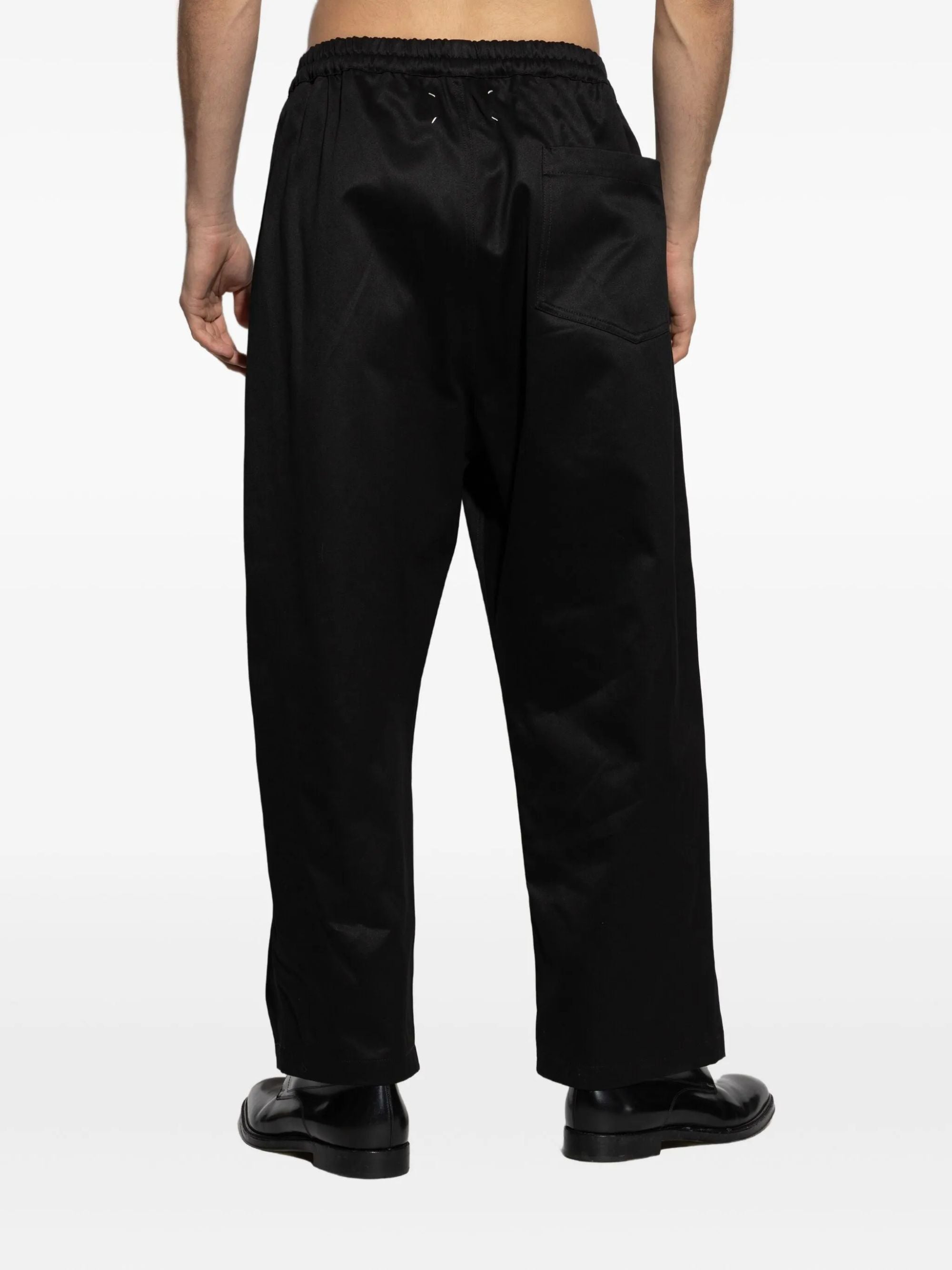 Maison Margiela Trousers Nero Cotton