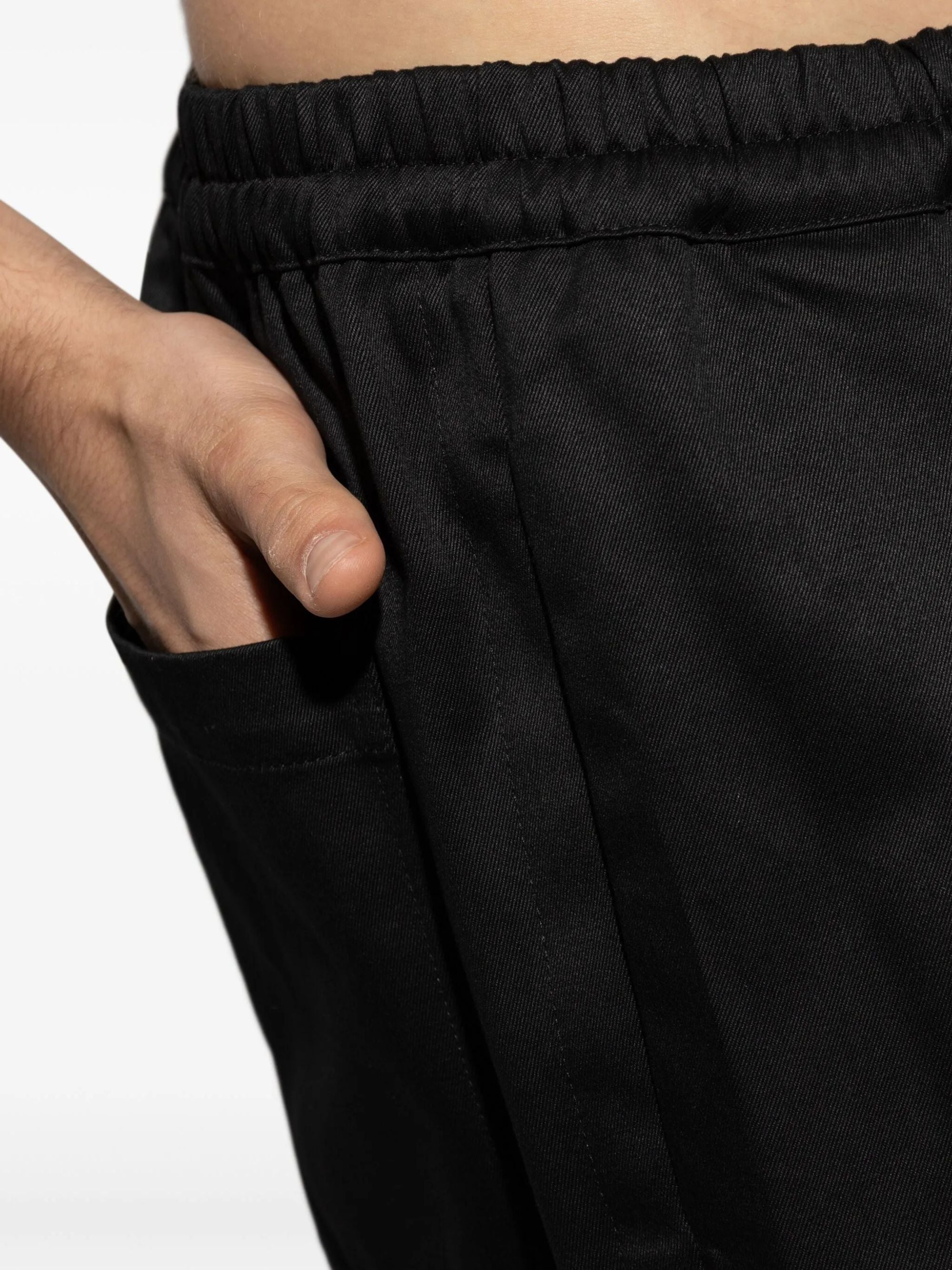 Maison Margiela Trousers Nero Cotton