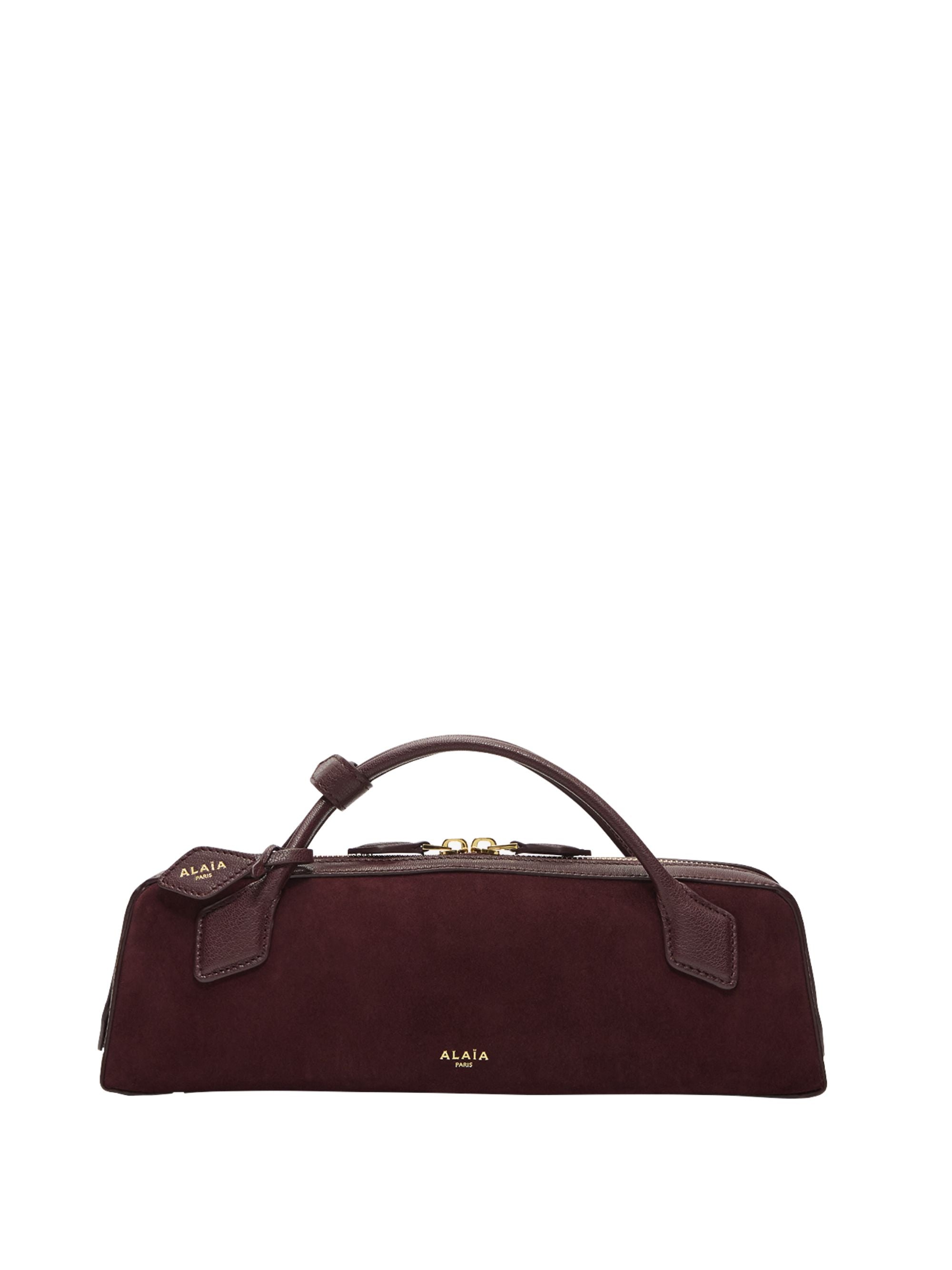 Alaia Bags Bordeaux Goat Leather