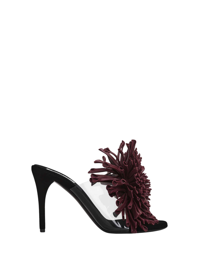 Alaia With Heel Bordeaux