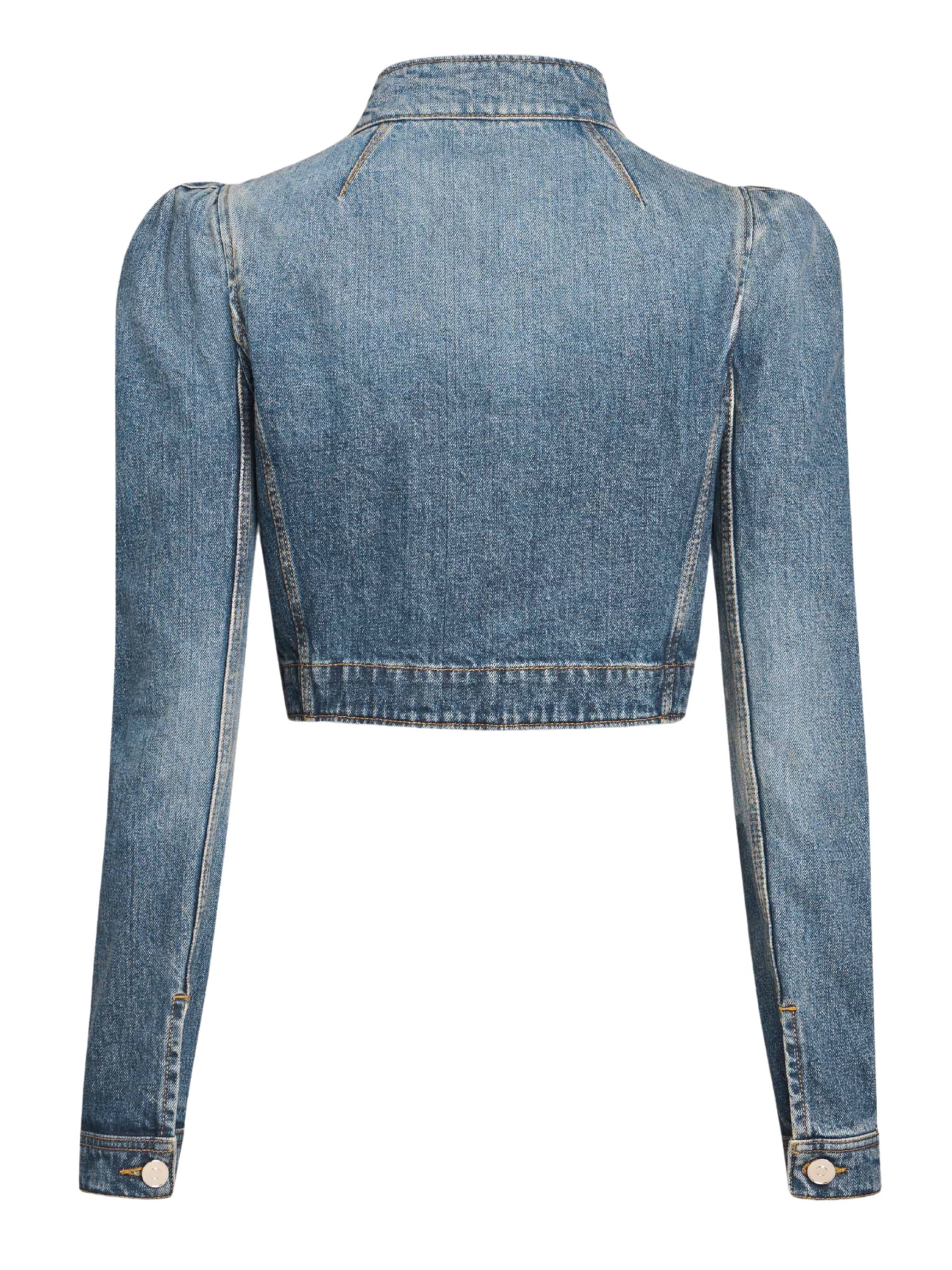 Alaia Coats Denim Scuro