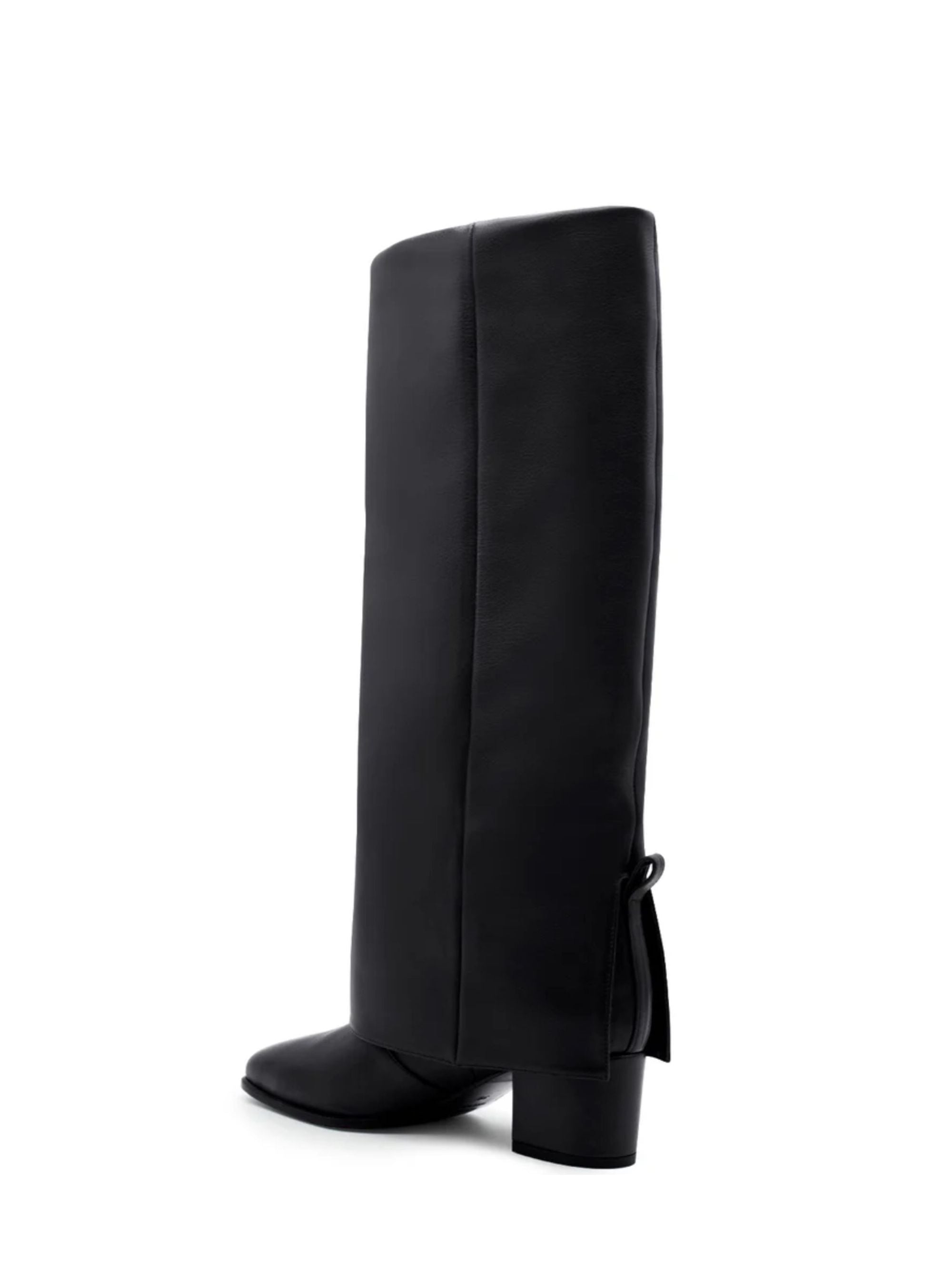 GIA BORGHINI Boots Black Calf Leather
