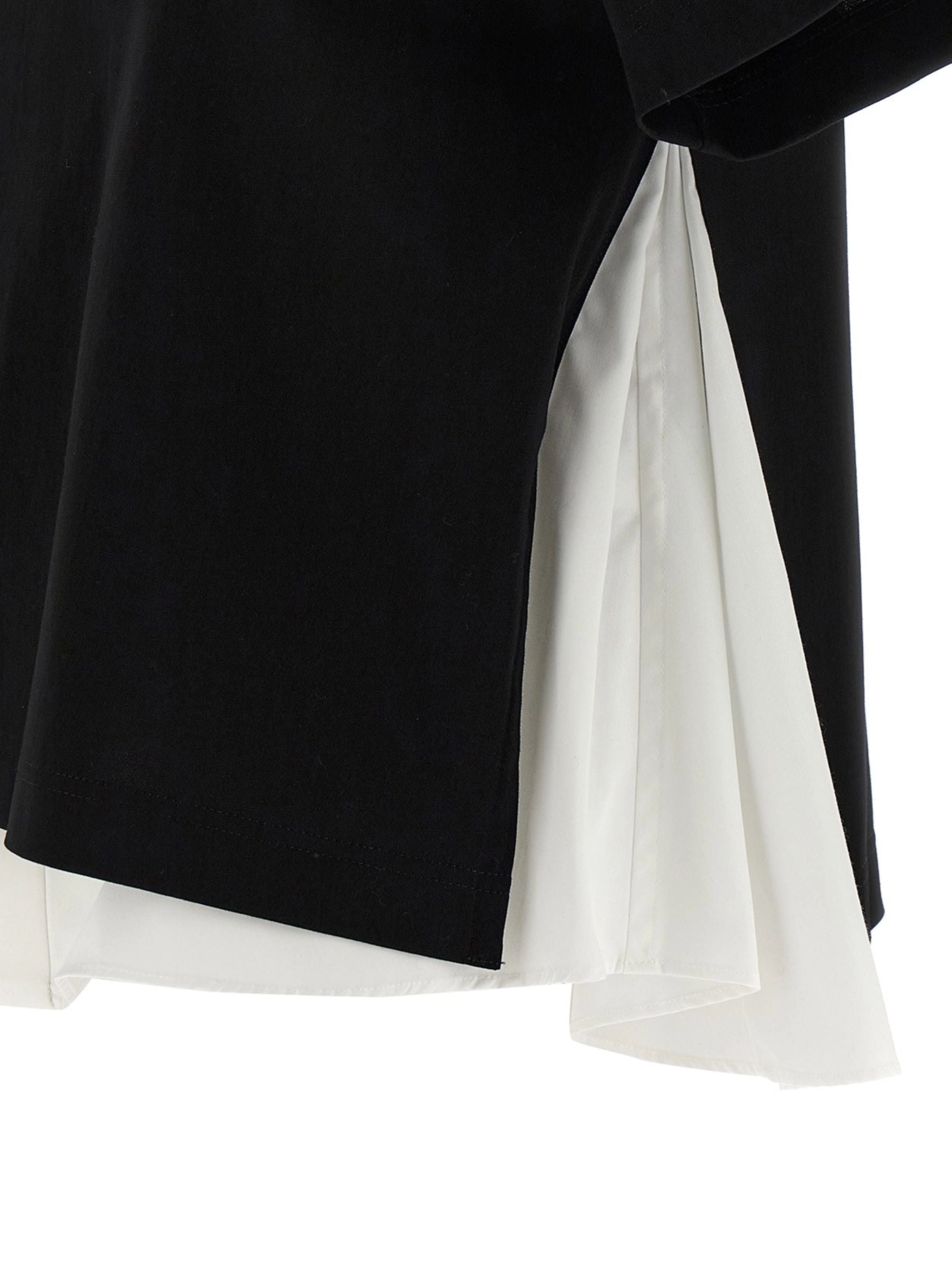 Sacai T-Shirts And Polos Black Cotton