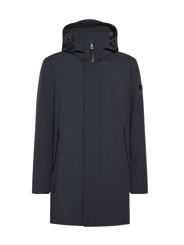 Peuterey Coats Blue Polyamide Elastan