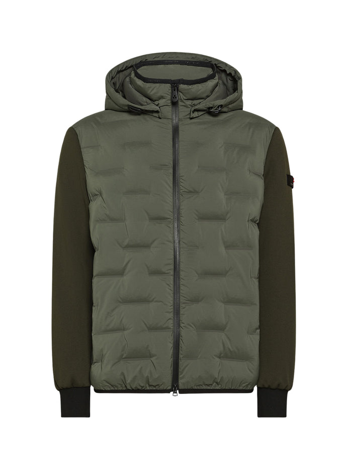 Peuterey Coats Green Polyester Elastan
