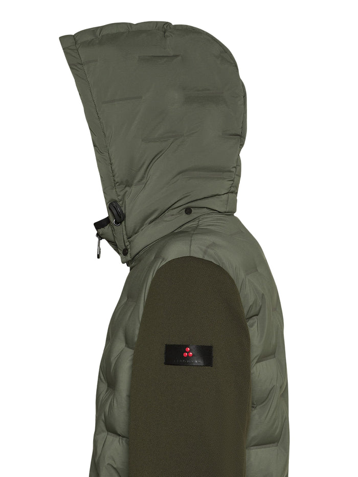 Peuterey Coats Green Polyester Elastan