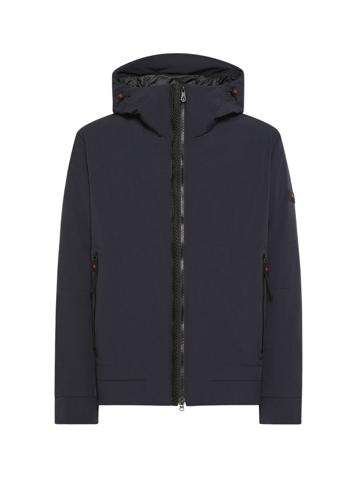 Peuterey Coats Blue Polyester Elastan
