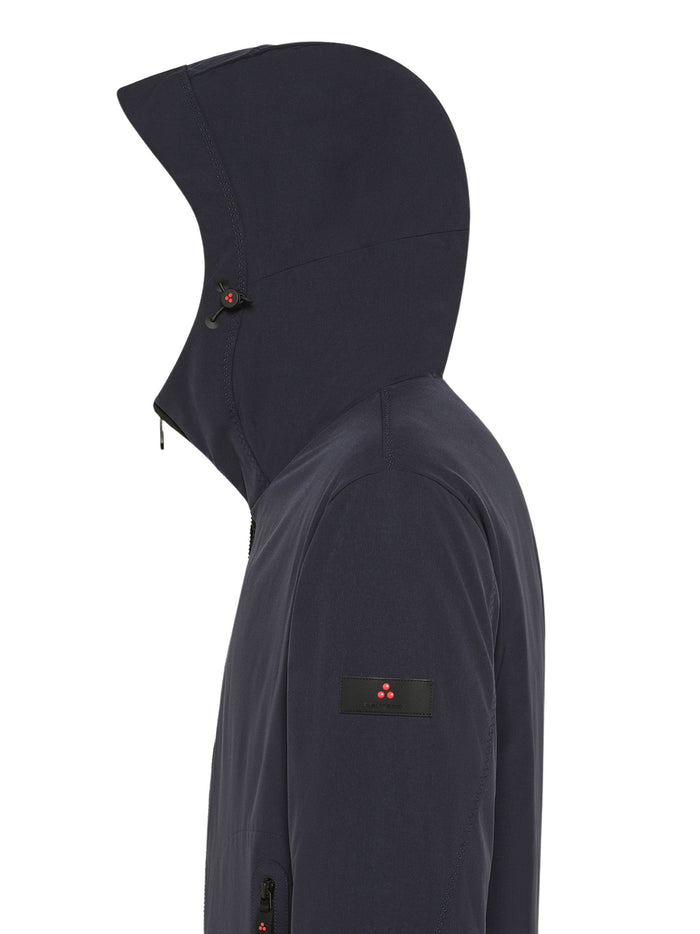Peuterey Coats Blue Polyester Elastan