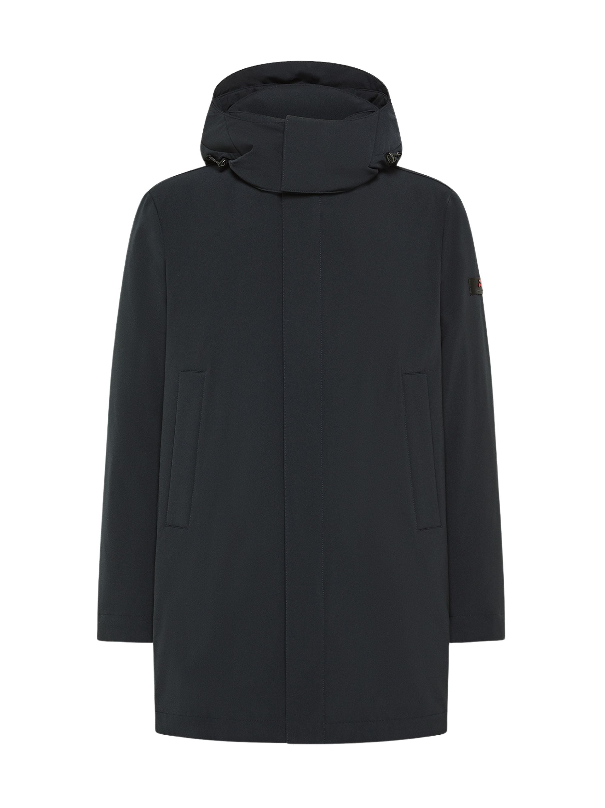 Peuterey Coats Blue Polyester Elastan