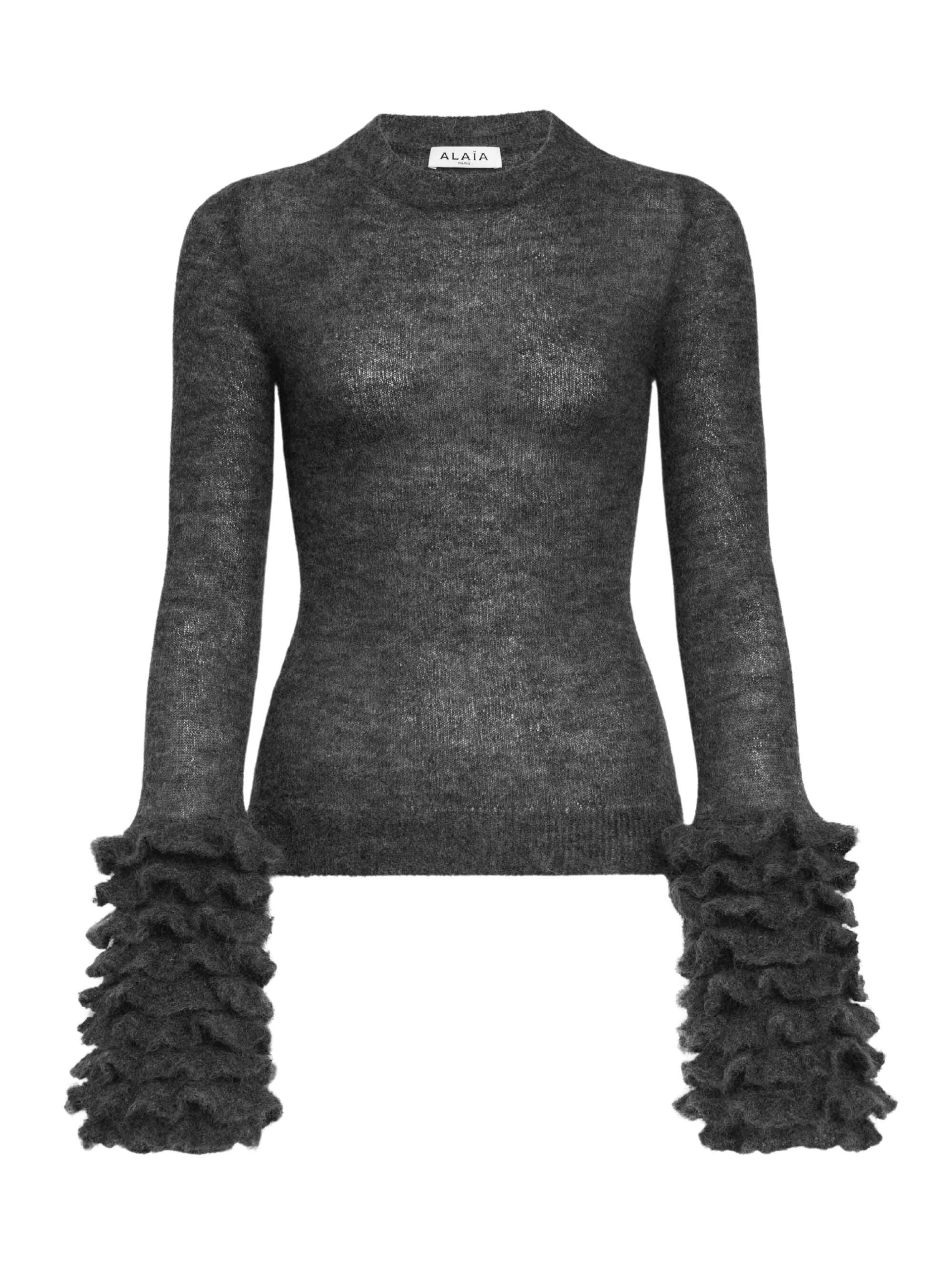 Alaia Sweaters Grigio