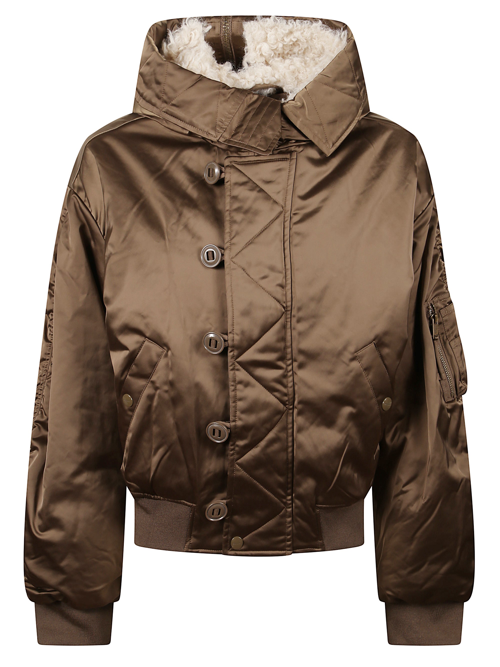 Marant Etoile Coats Kaki Polyester