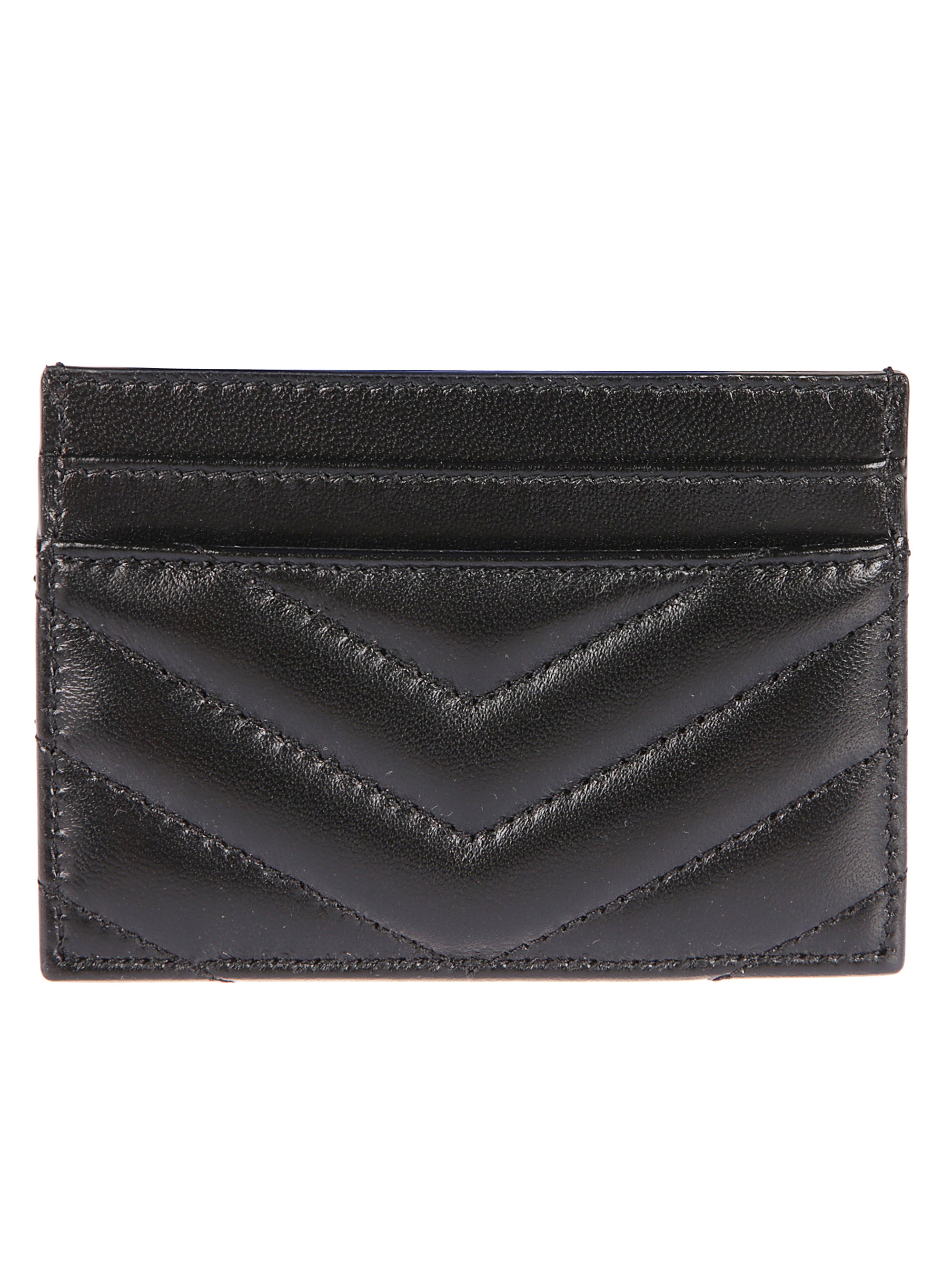 Saint Laurent Wallets Black Lamb