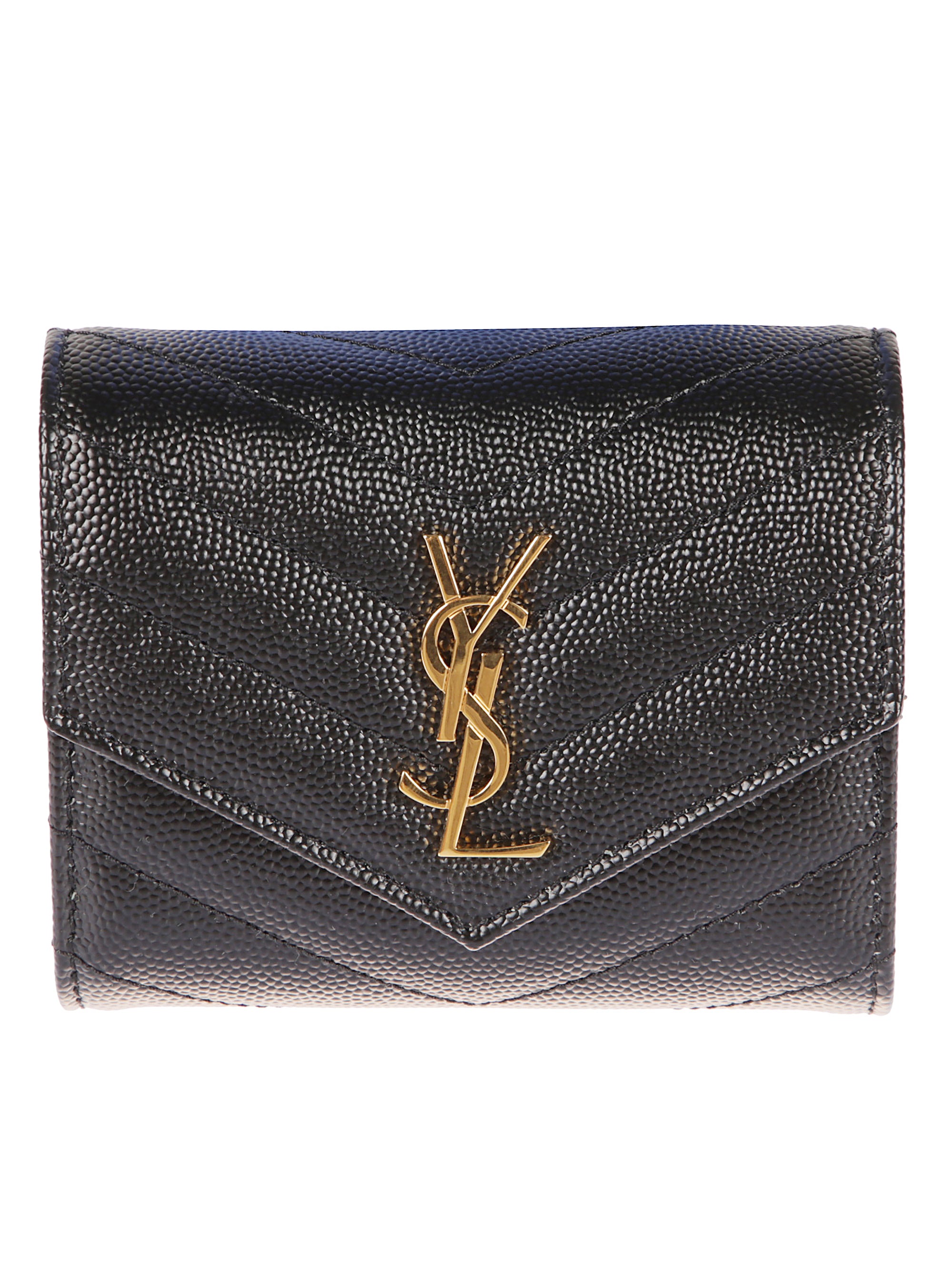 Saint Laurent Wallets Black Calf Skin