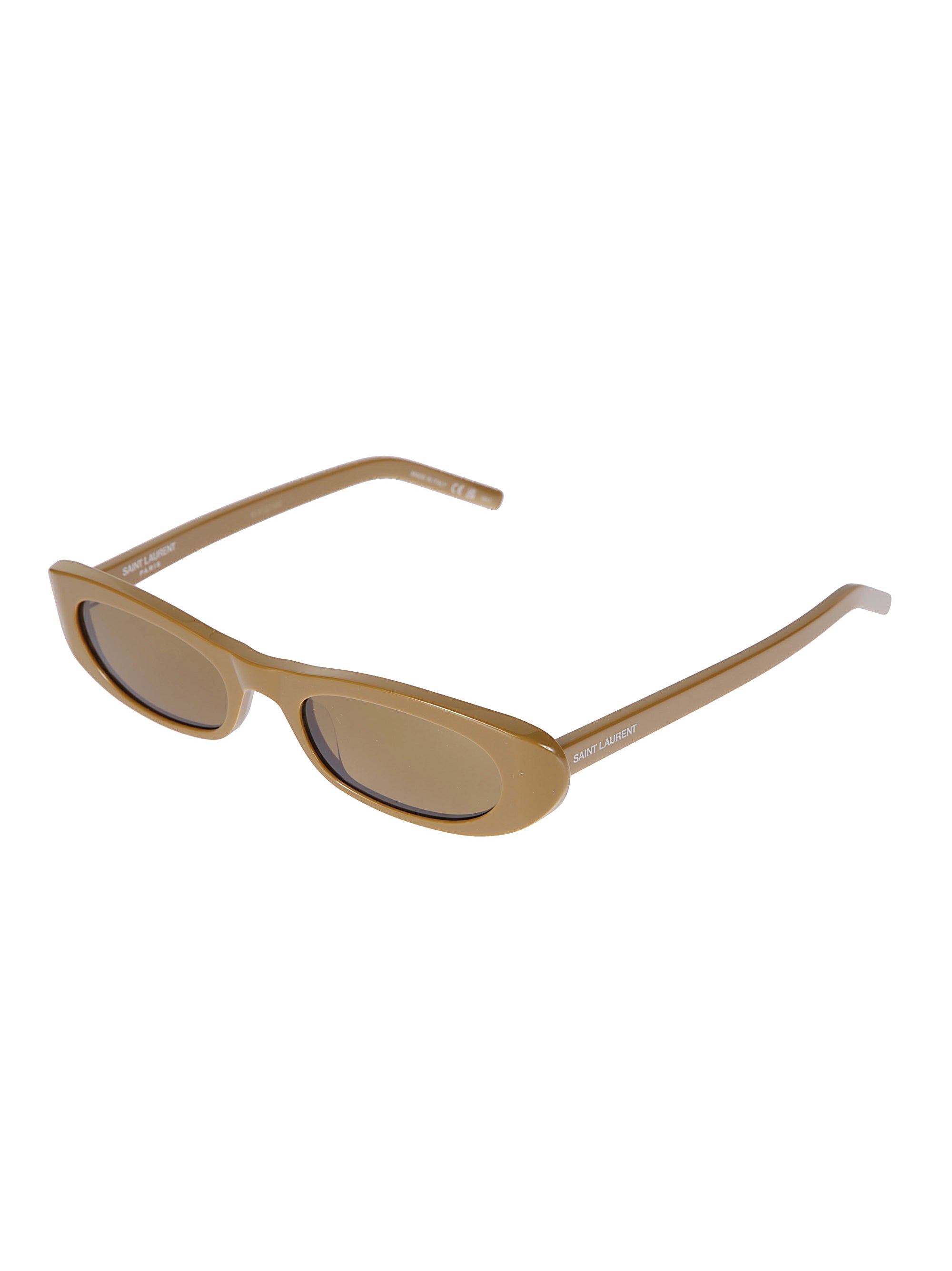 Saint Laurent Sunglasses Brown Acetate