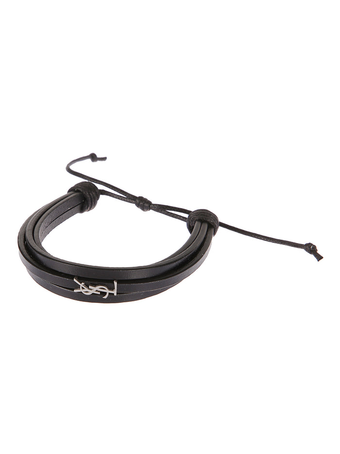 Saint Laurent Bijoux Black Calf Skin