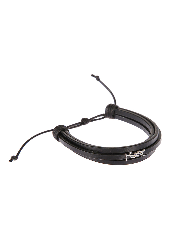 Saint Laurent Bijoux Black Calf Skin
