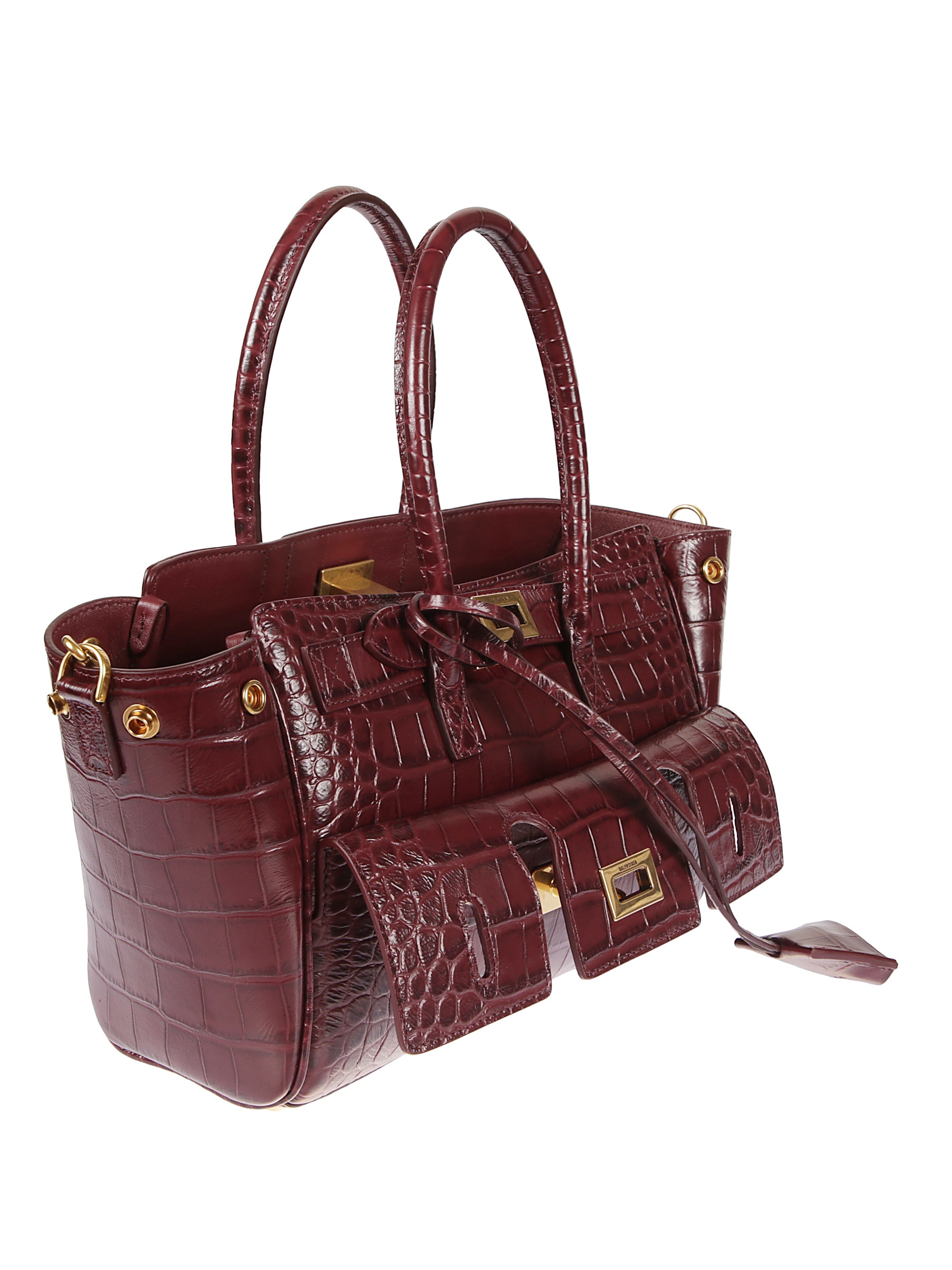 Balenciaga Bags Bordeaux Calf Leather