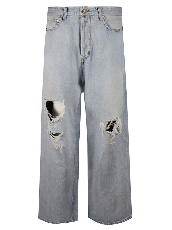 Balenciaga Trousers Light denim Cotton