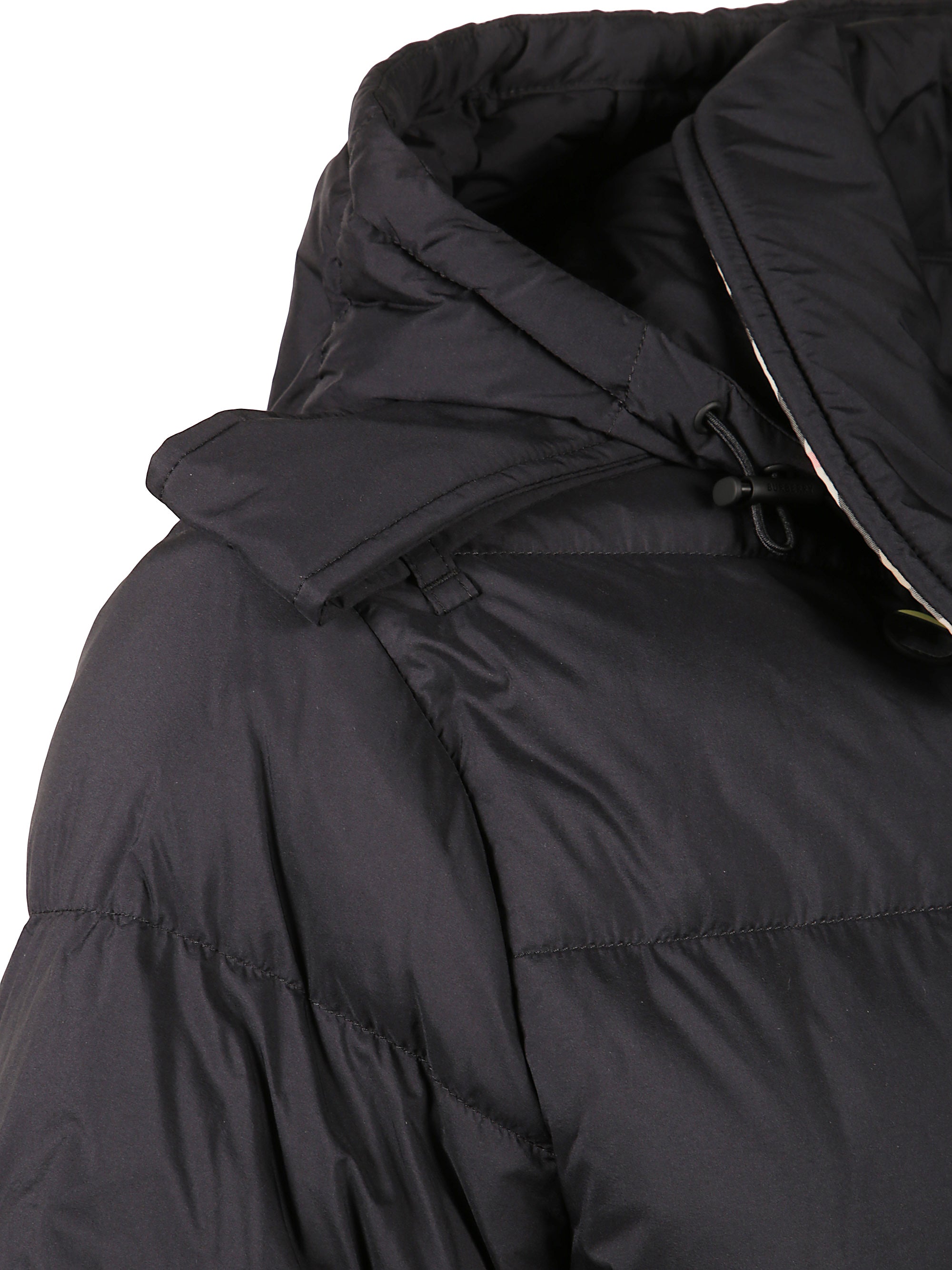 Burberry Coats Black Polyamide