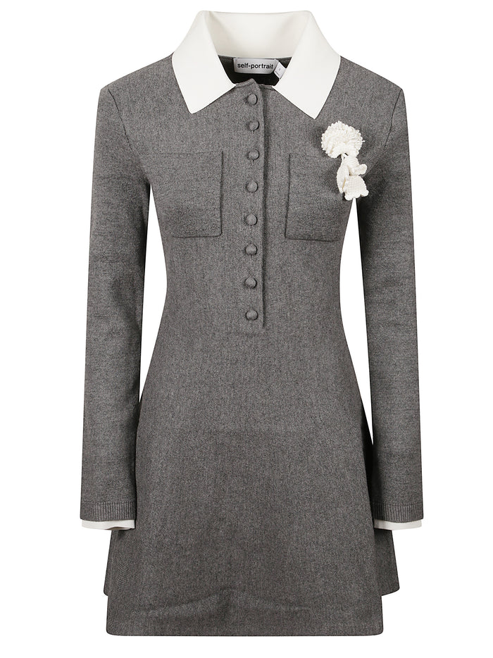 Self Portrait Dresses Grey