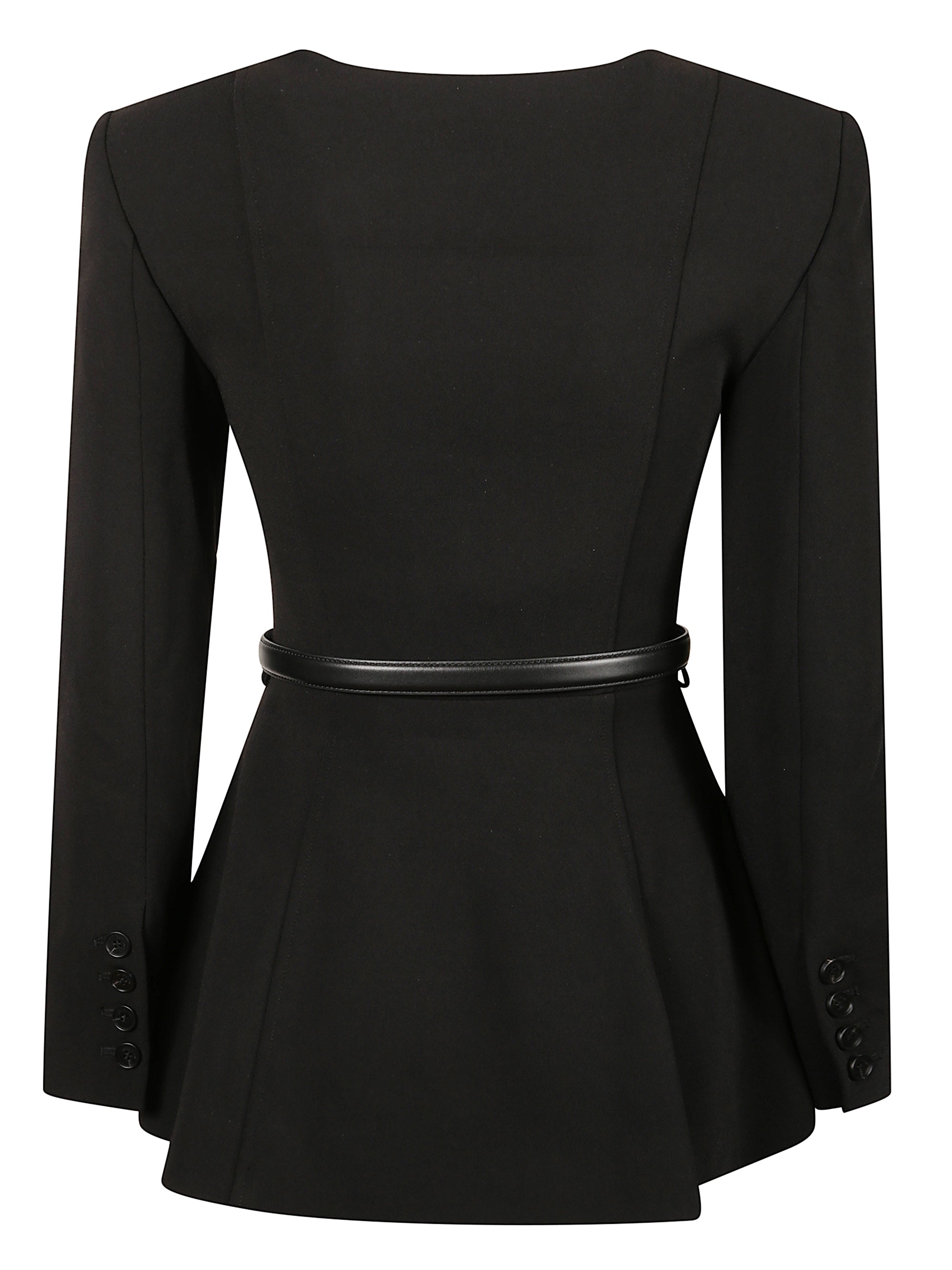 Self Portrait Top Black Shell:pes Lining:pes