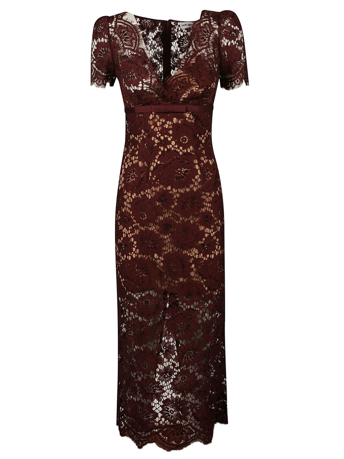 Self Portrait Dresses Bordeaux
