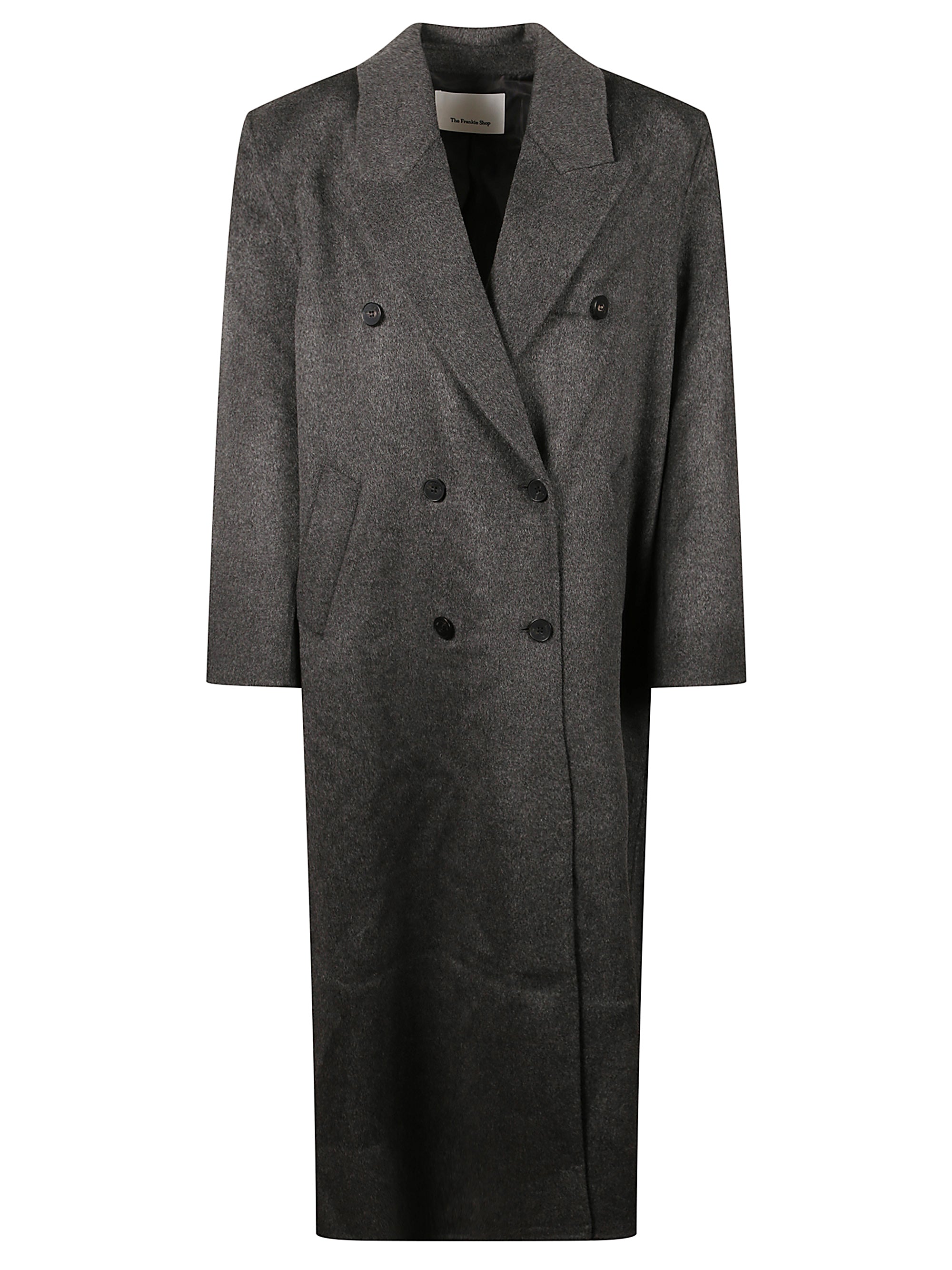 The Frankie Shop Coats Grey Wool Polyamide
