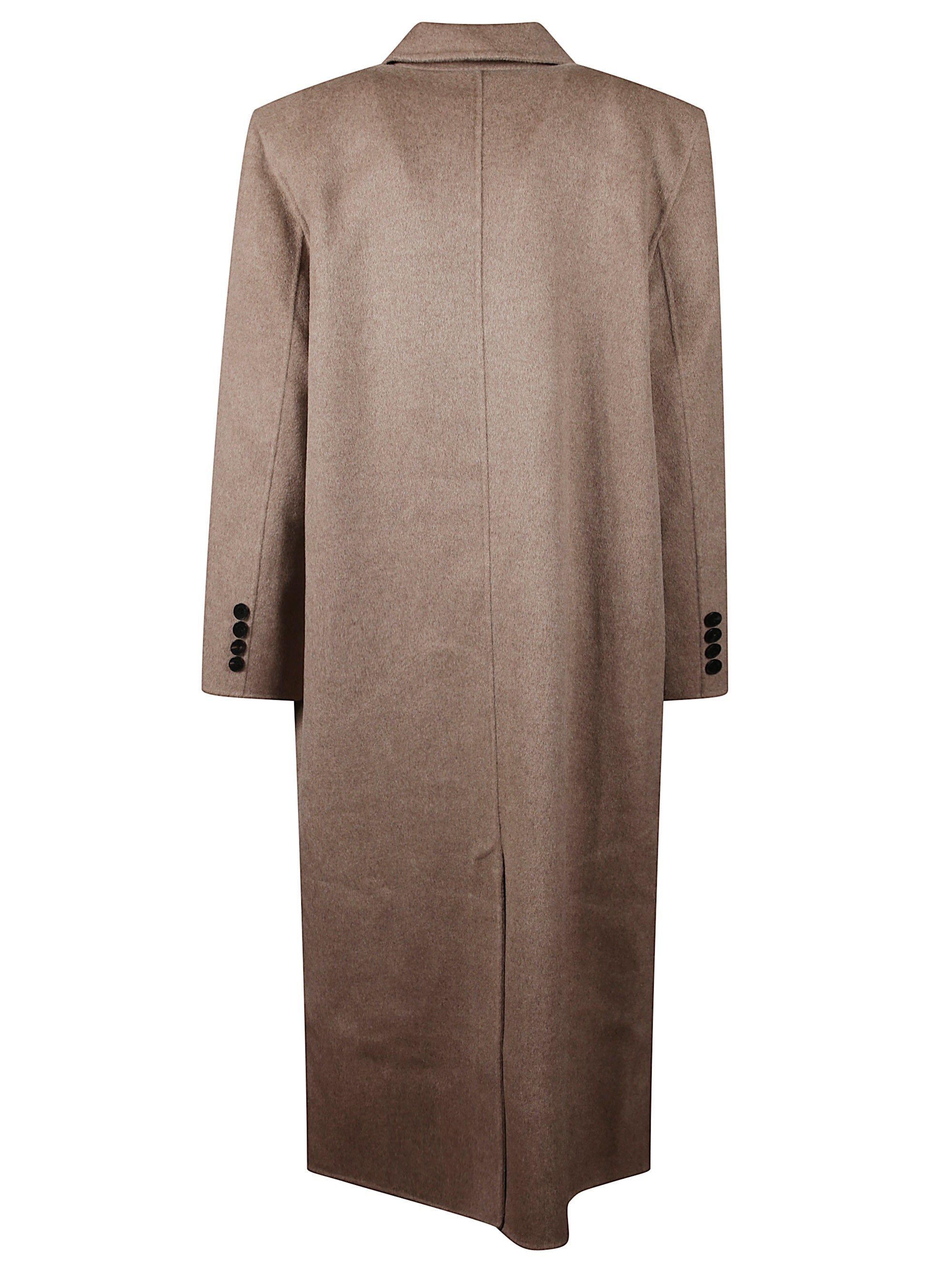 The Frankie Shop Coats Beige Wool Polyamide