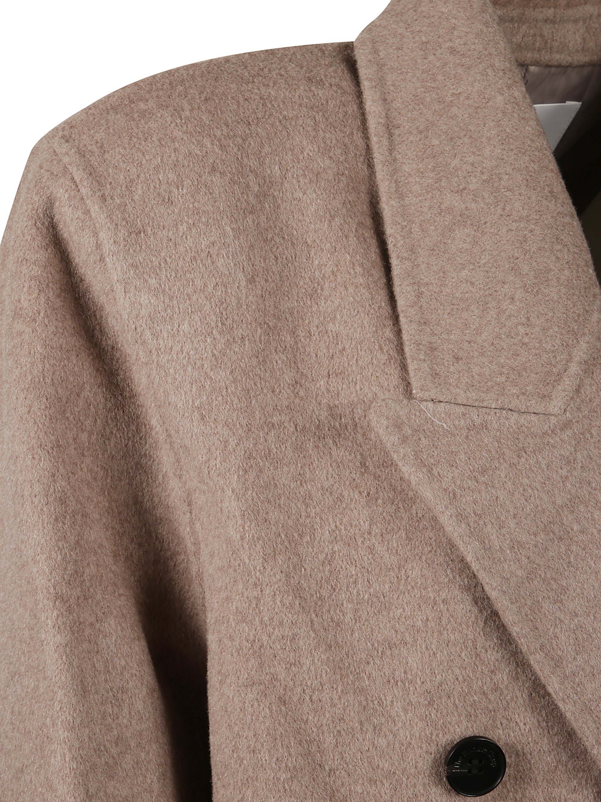 The Frankie Shop Coats Beige Wool Polyamide