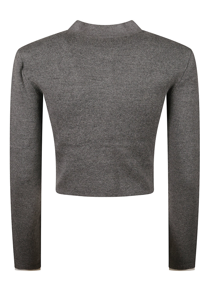 Self Portrait Sweaters Grey