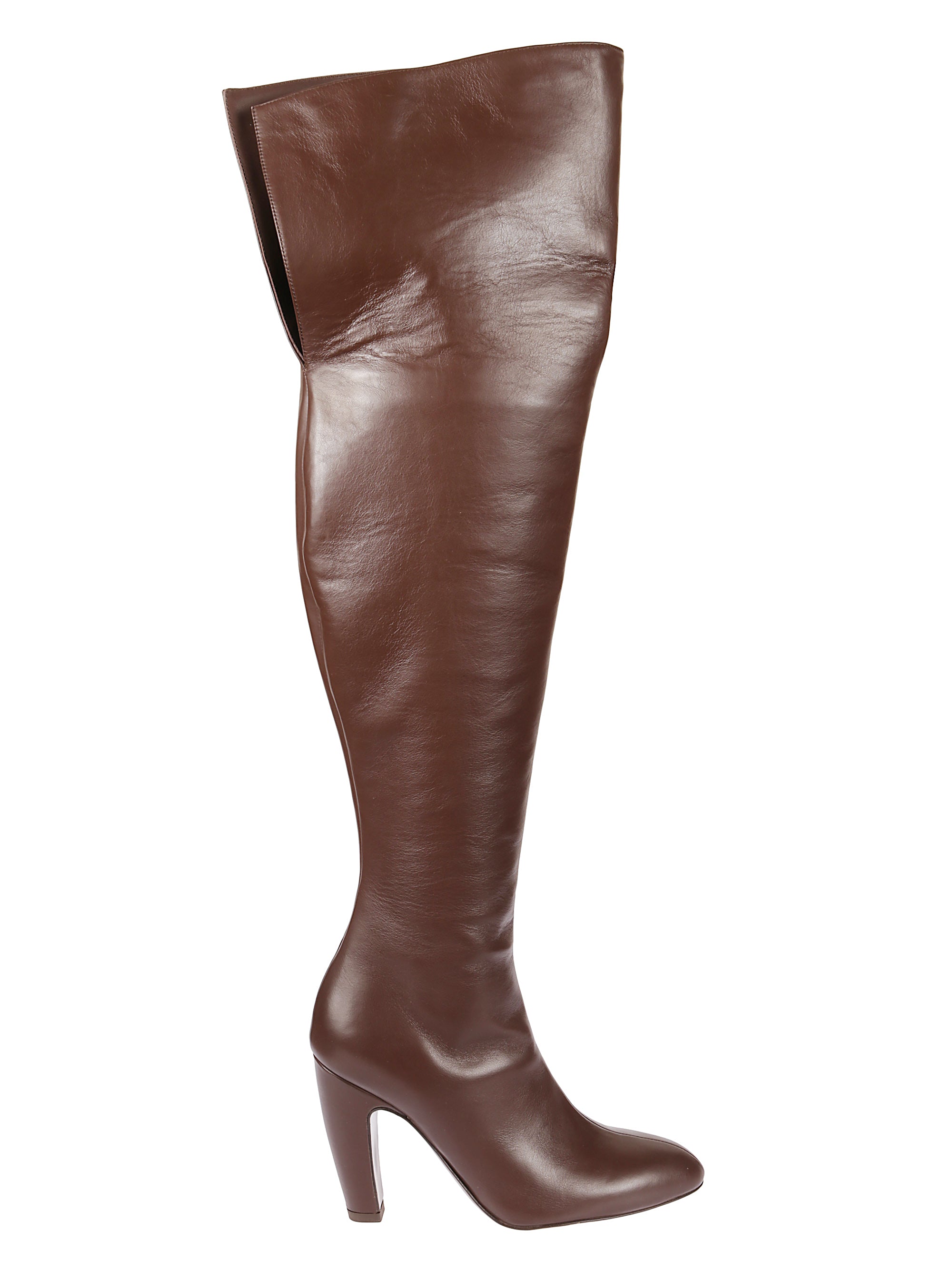 Gia Borghini Boots Brown Calf Leather