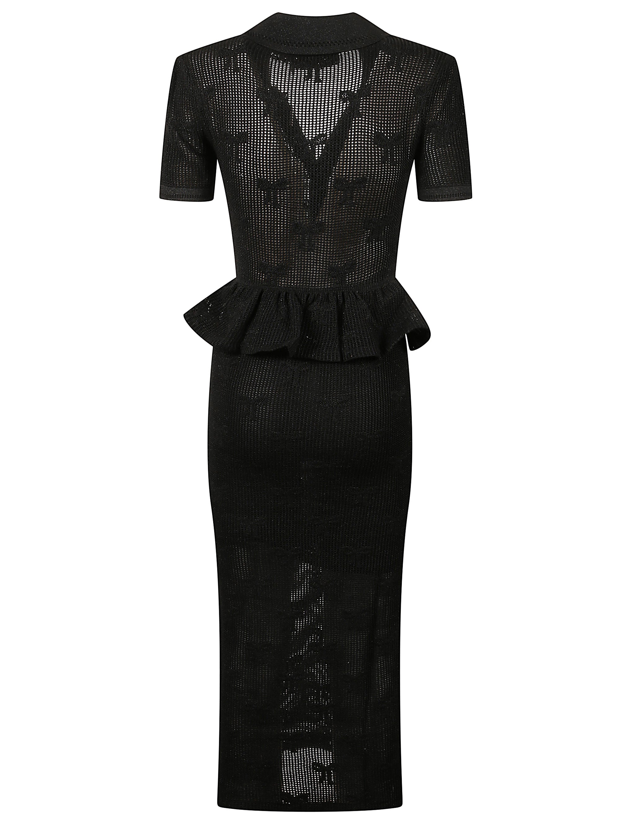 Self Portrait Dresses Black Co Pes