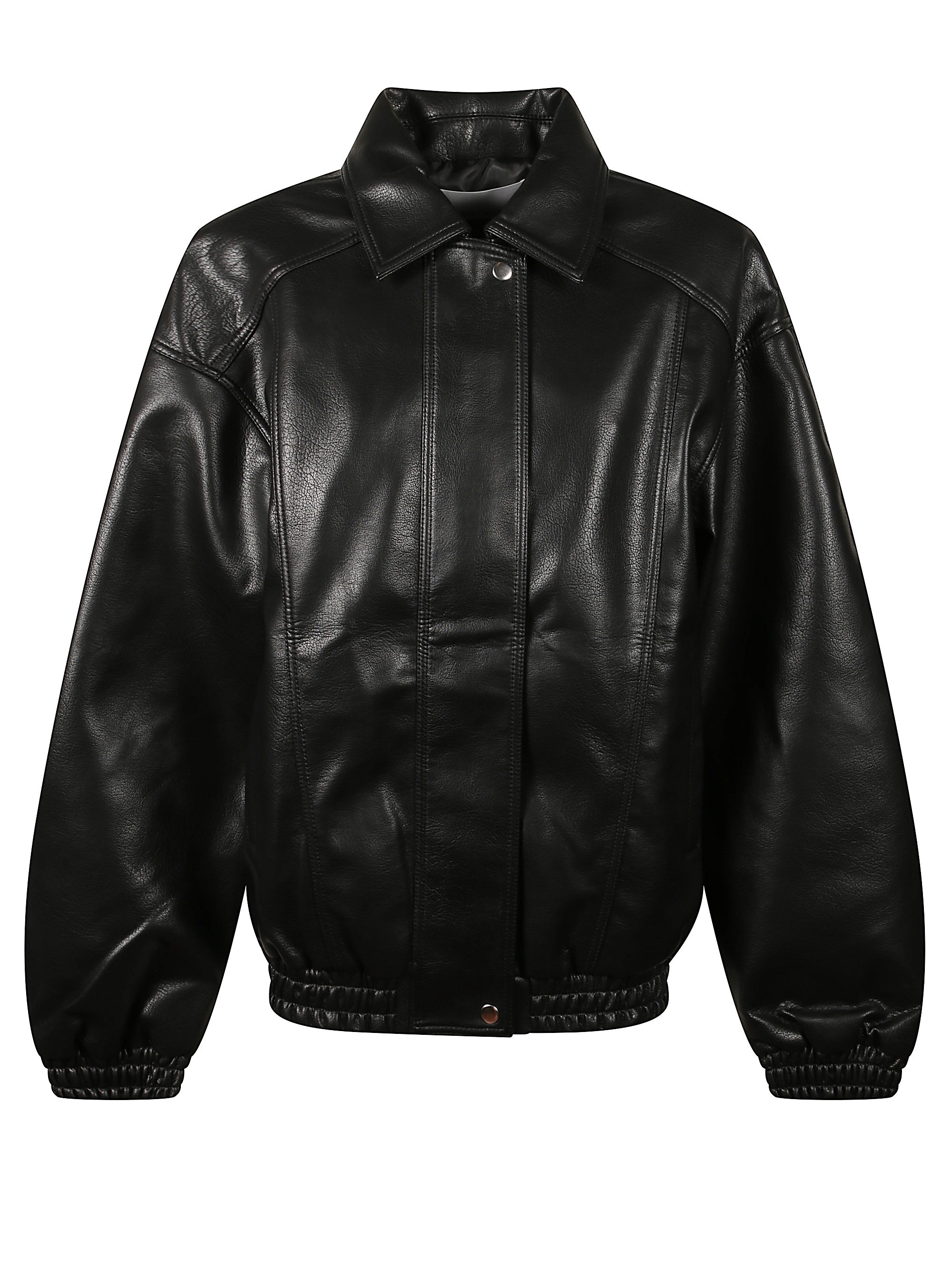 The Frankie Shop Coats Black Polyurethane