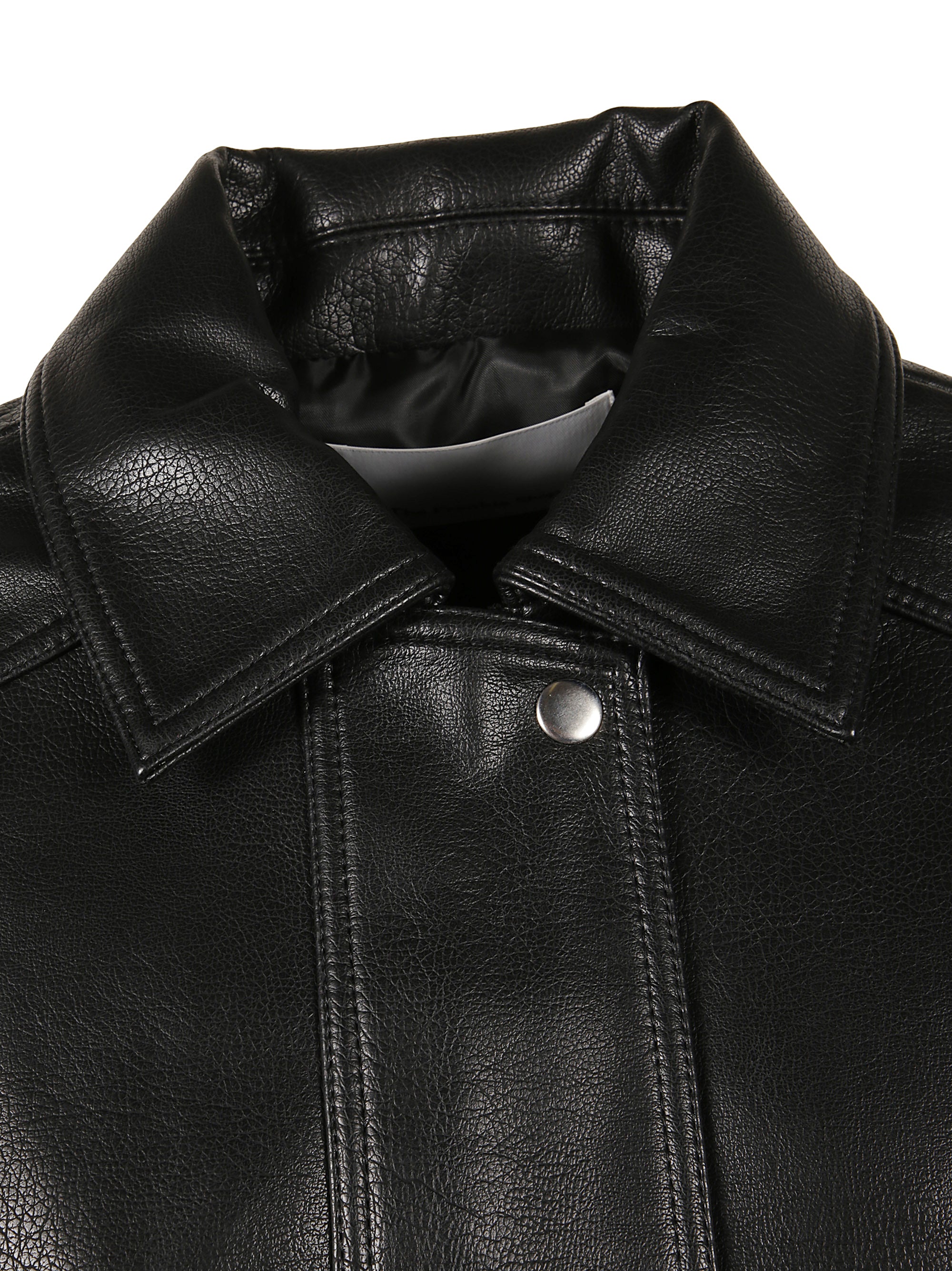 The Frankie Shop Coats Black Polyurethane