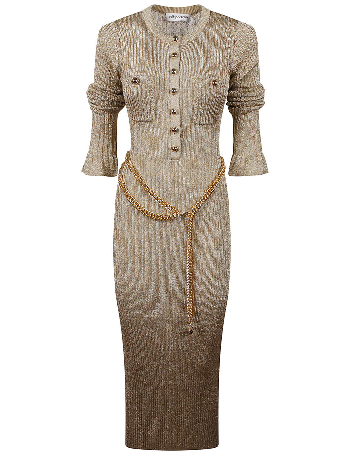Self Portrait Dresses Golden