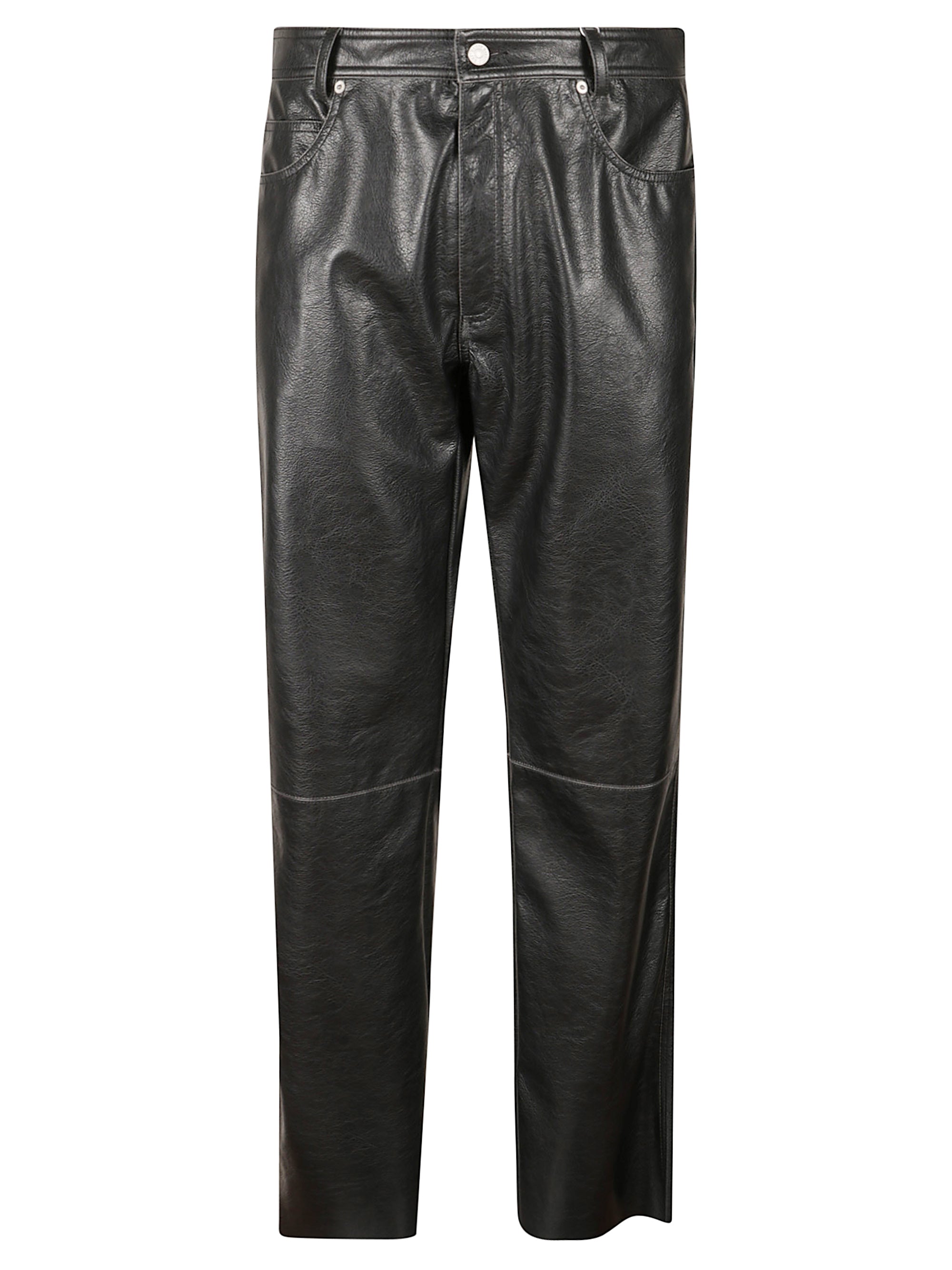 Mm6 Maison Margiela Trousers Nero Polyester