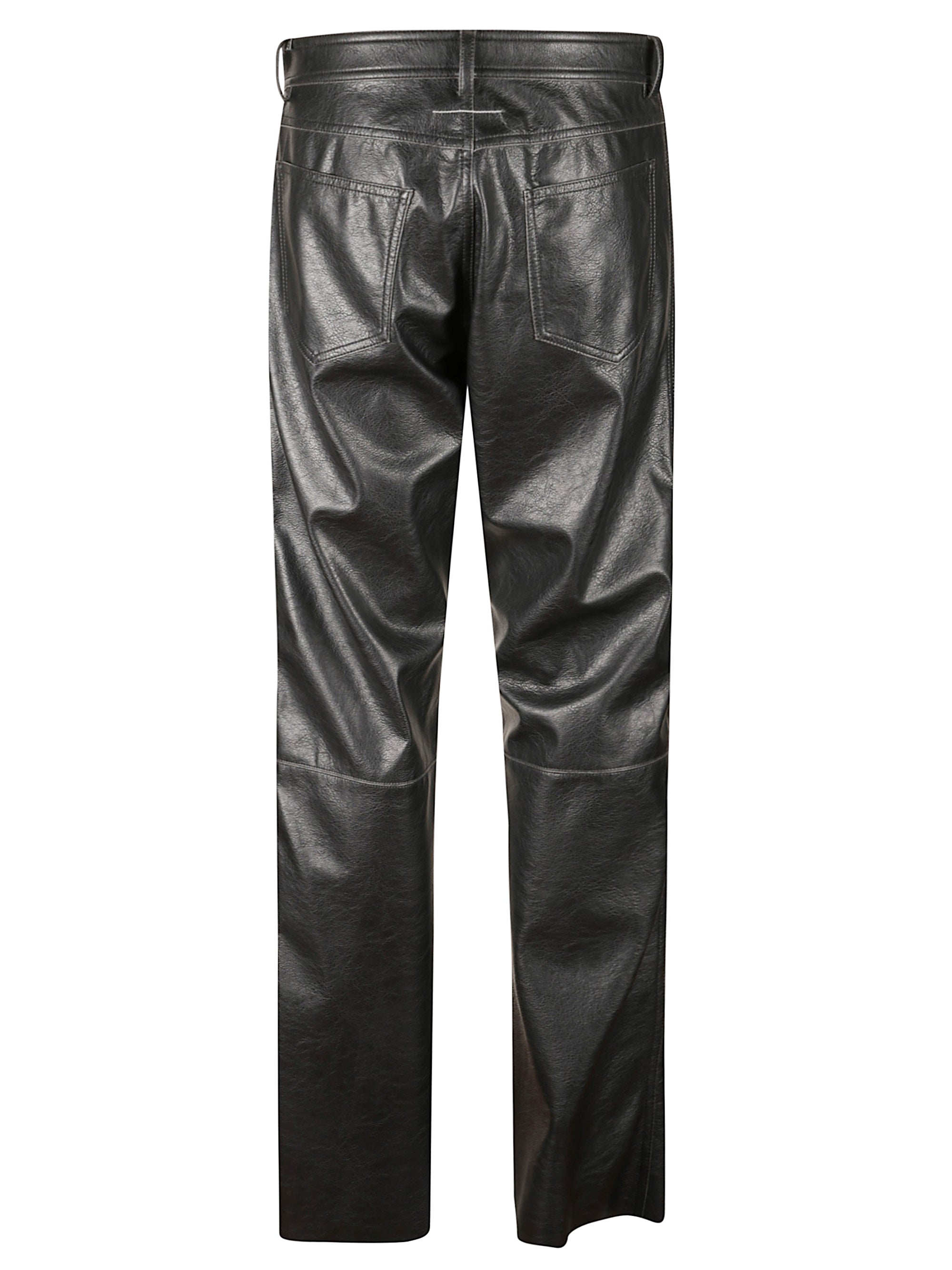 Mm6 Maison Margiela Trousers Nero Polyester