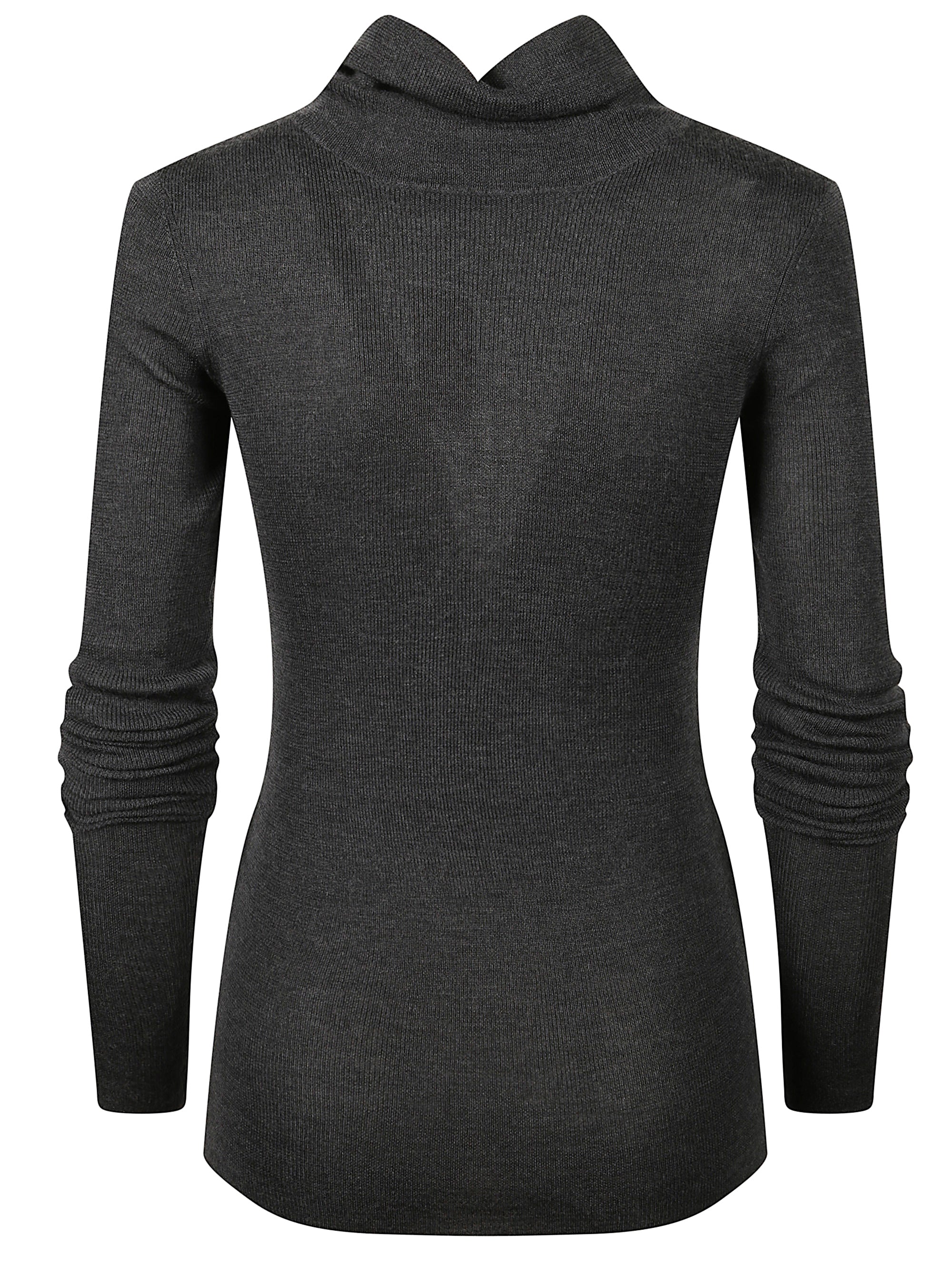 The Frankie Shop Sweaters Grey Wool Silk