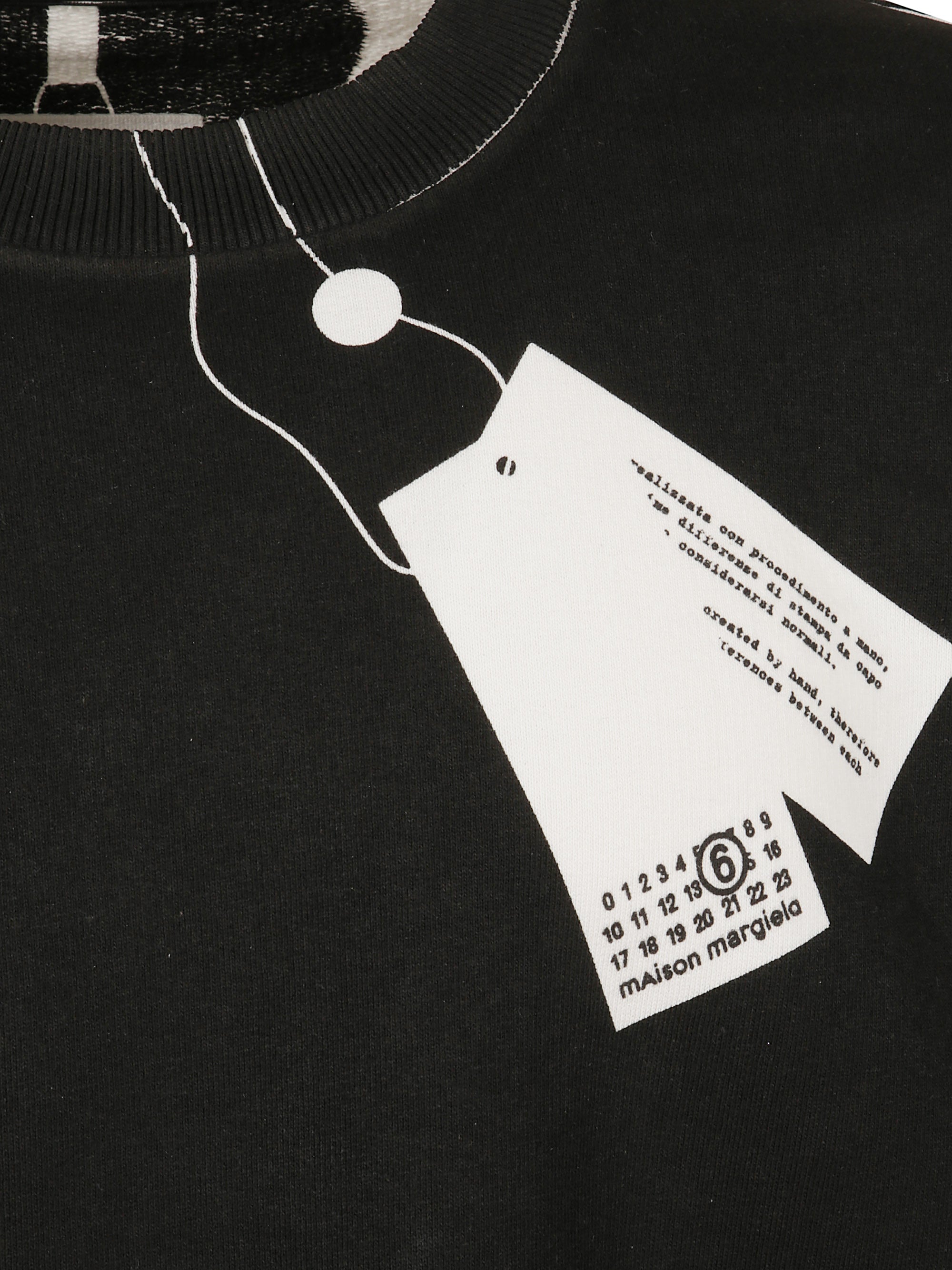 Mm6 Maison Margiela Sweaters Nero Cotton
