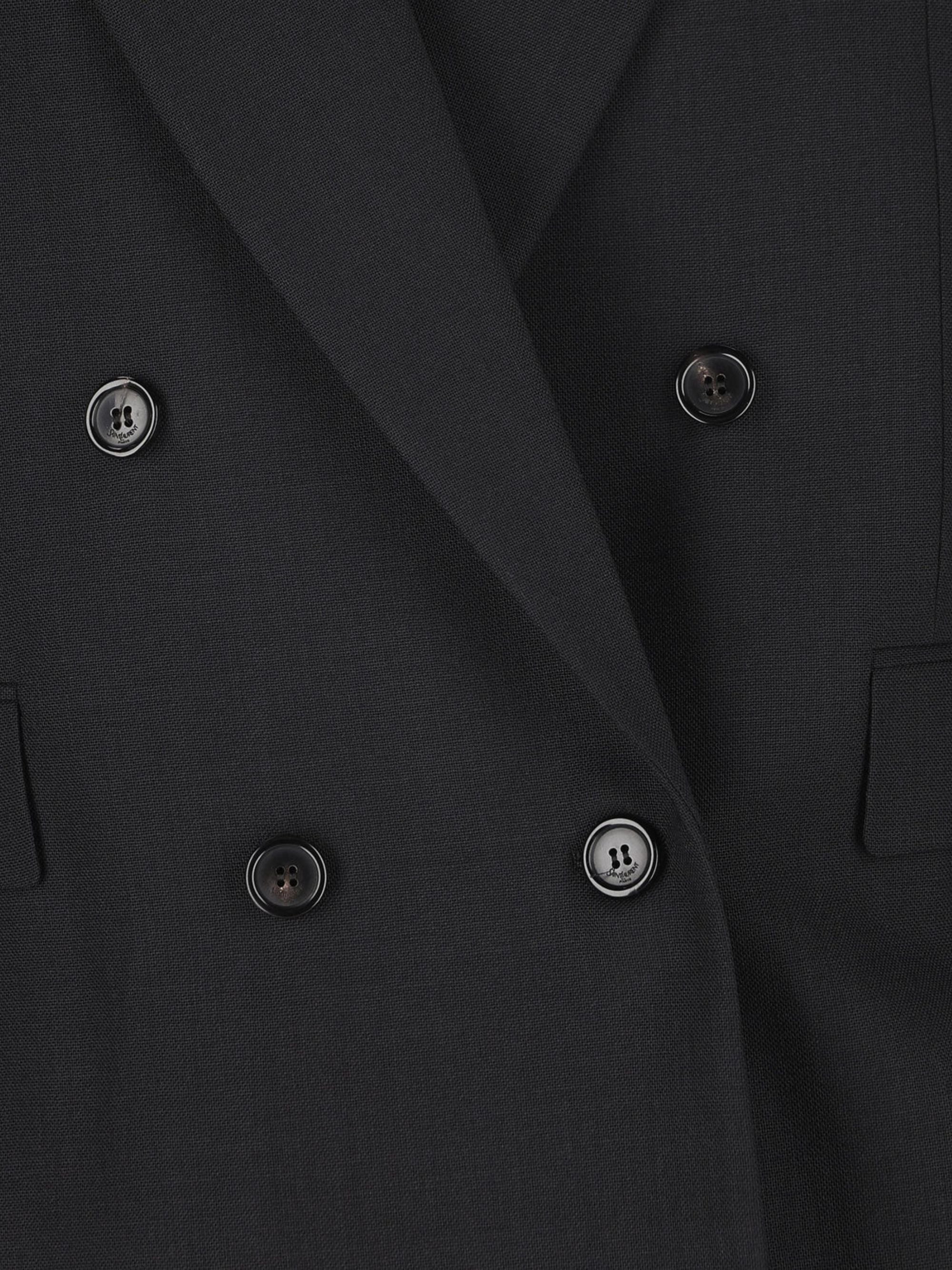 Saint Laurent Jackets Black Wool