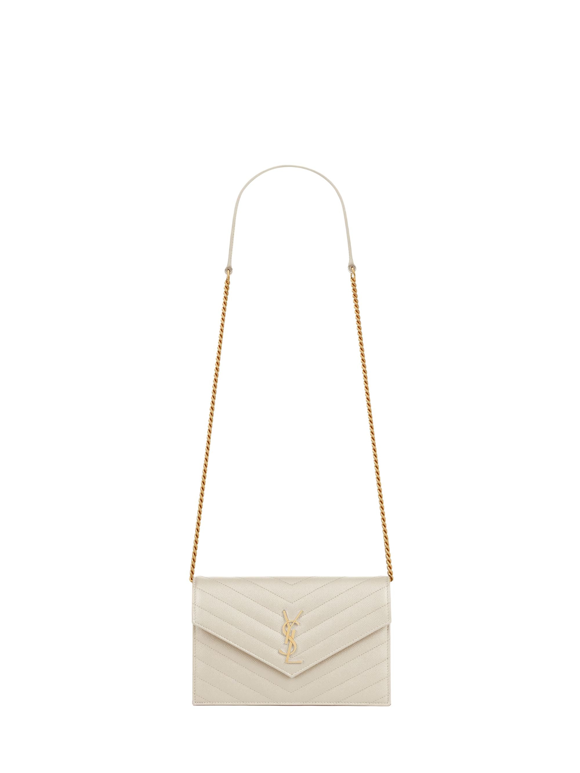 Saint Laurent Bags White Calf Skin