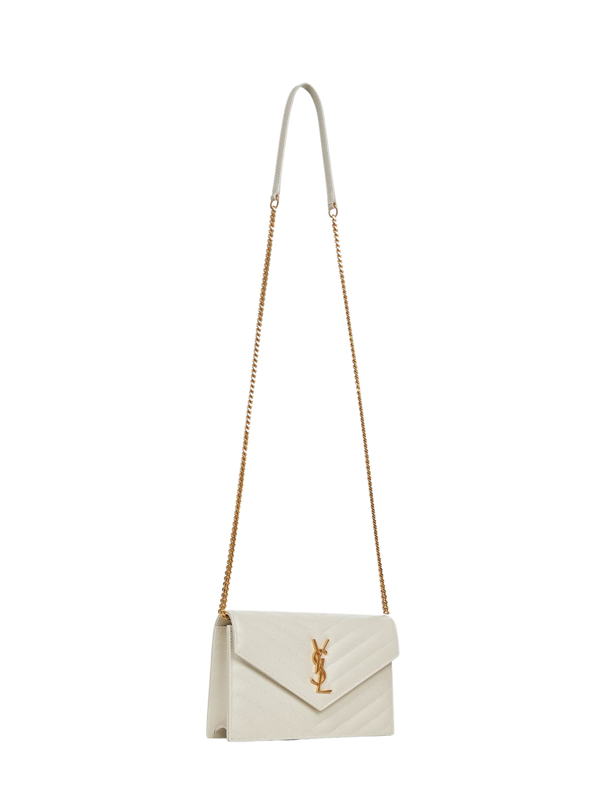 Saint Laurent Bags White Calf Skin
