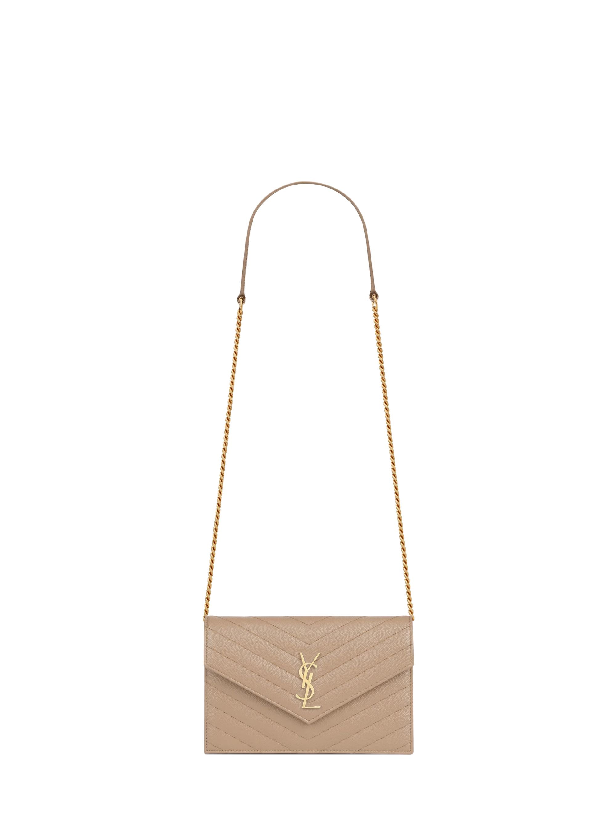 Saint Laurent Bags Beige Calf Skin