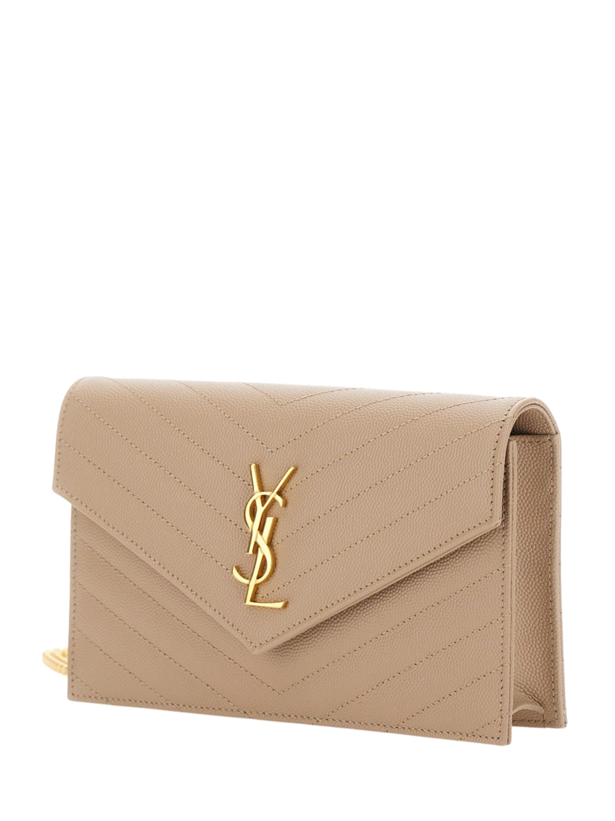 Saint Laurent Bags Beige Calf Skin